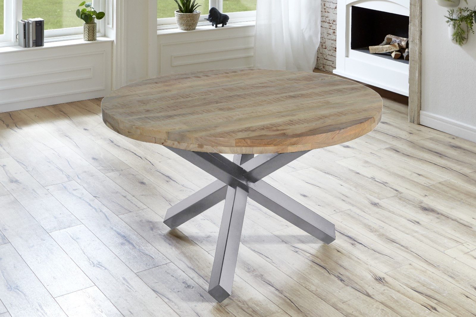 SAM® Esstisch Runi, Mangoholz im Used-Look, günstig online kaufen