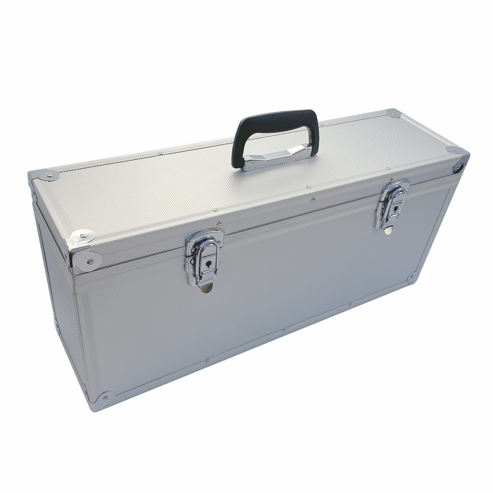 ECI Tools Werkzeugkoffer Aluminium Koffer Silber Entnehmbarer Deckel (LxBxH) 550 x155 x 240 mm