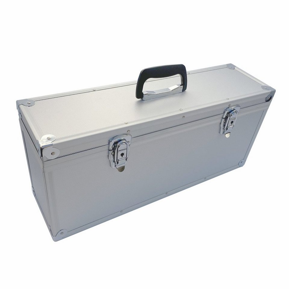 ECI Tools Werkzeugkoffer Aluminium Koffer Silber mit Würfelschaum Entnehmba