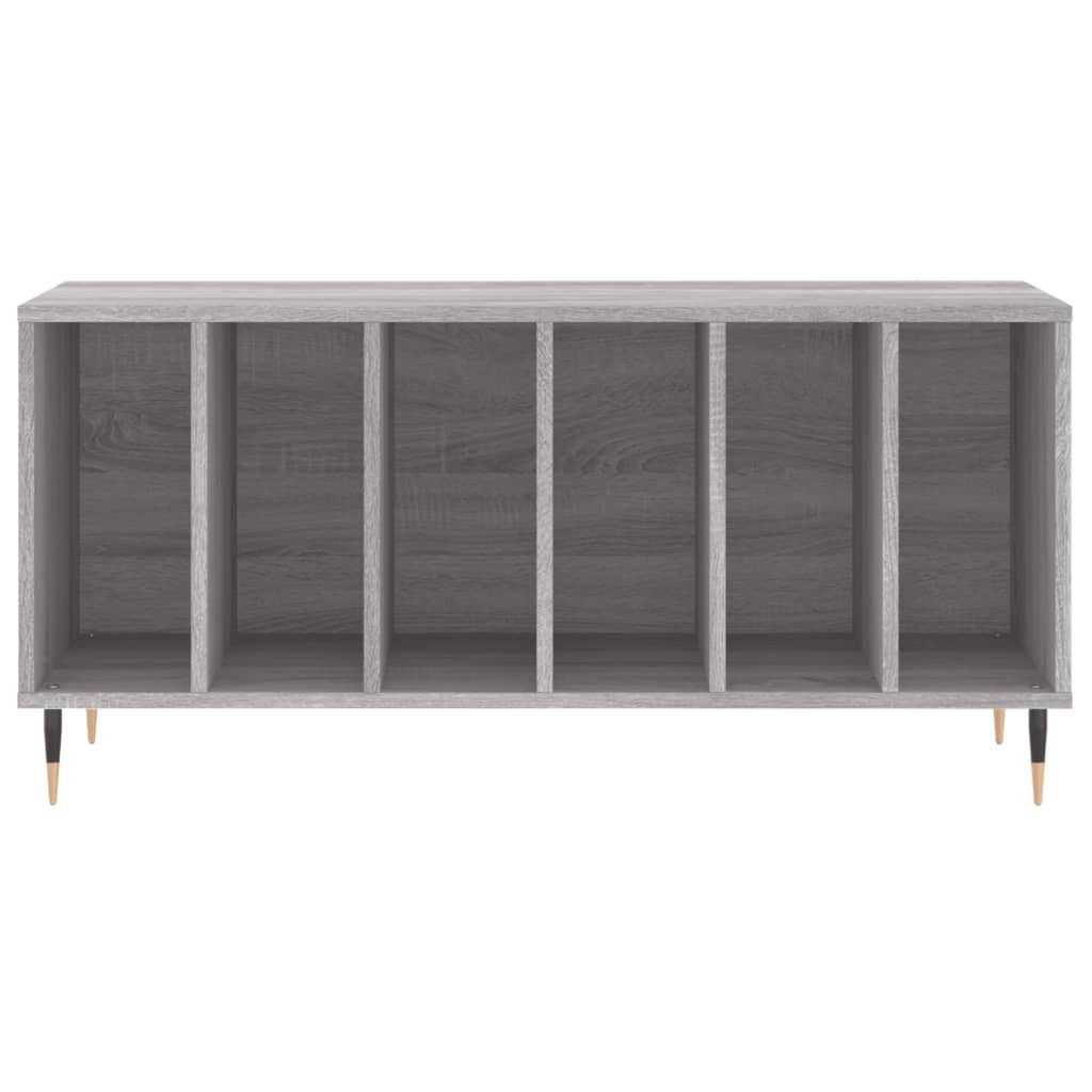 vidaXL Media-Regal Plattenschrank Grau Sonoma 100x38x48 cm Holzwerkstoff, 1-tlg.