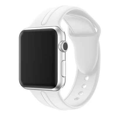 CoverKingz Smartwatch-Armband Sportarmband für Apple Watch 41/40/38mm Silikon Armband Series, Ersatz Austausch Silikonarmband Apple Watch Serie 9/8/7/6/SE/5/4/3/2/1