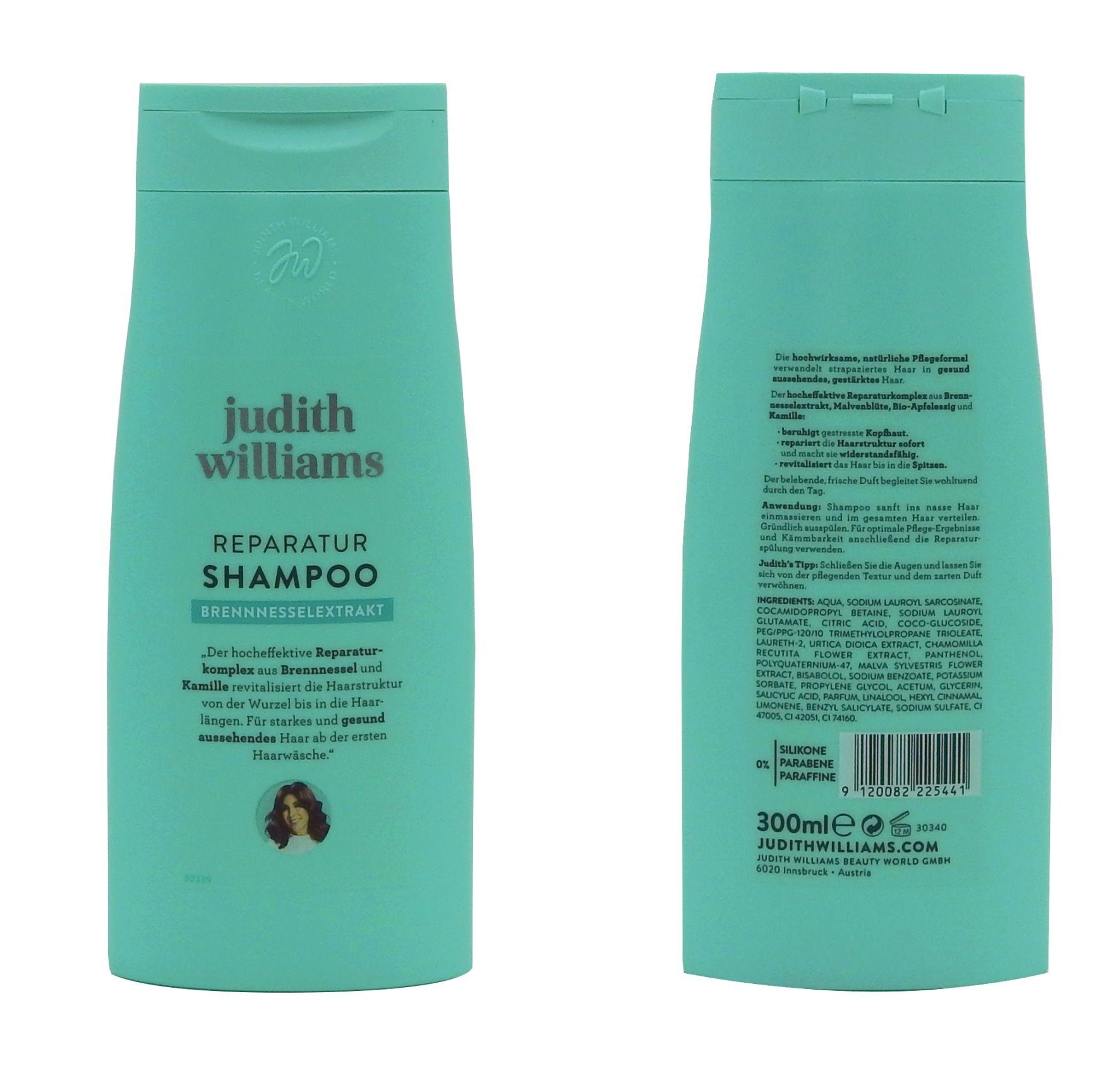 judith williams COSMETICS Haarshampoo Haircare, Reparatur Shampoo 300ml  Volumen Haare Pflege