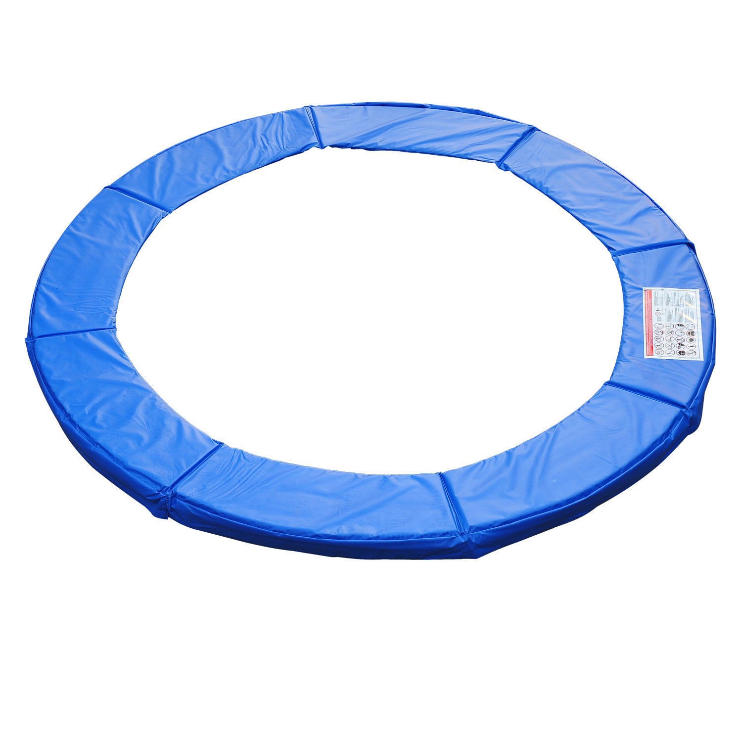 HOMCOM Trampolin-Abdeckplane Randabdeckung Federabdeckung (Set, 1-St., Trampolin Sicherheit Schutz), für Garten, Blau
