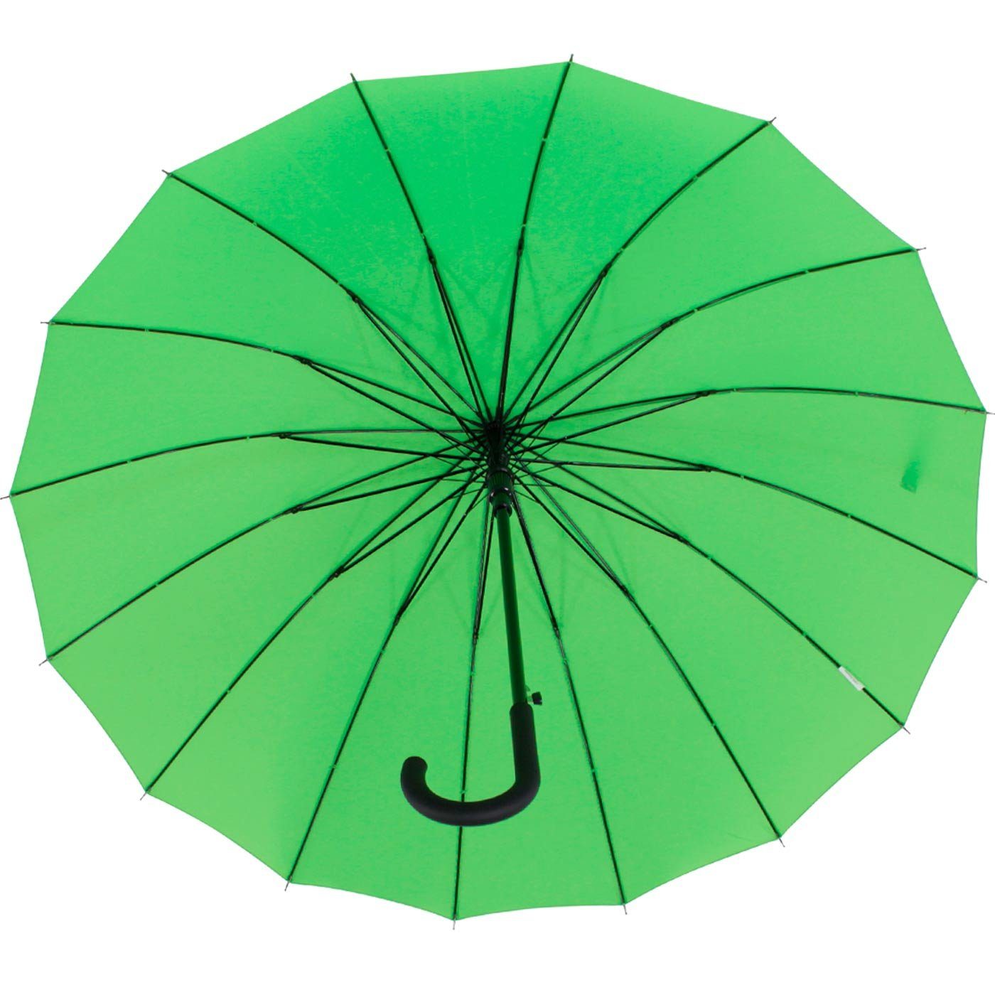 iX-brella Stockregenschirm mit 16-teiligem Dach und Auf-Automatik, mit Fiberglas-Stahl-Gestell, in vielen Farben – Bild 4 von 5