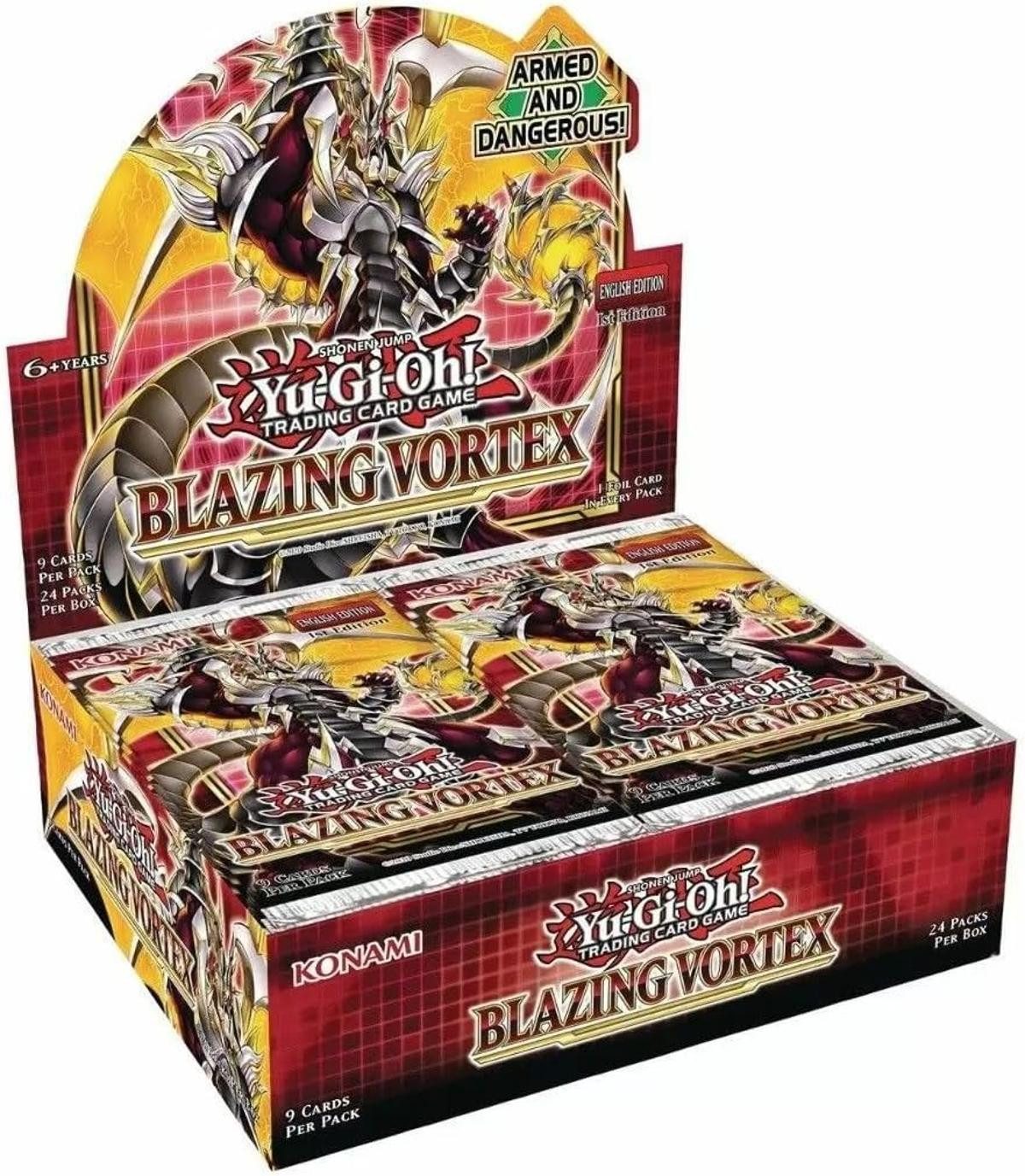 Konami Sammelkarte Yu-Gi-Oh! Blazing Vortex 24 Booster Display Englisch 1st edition