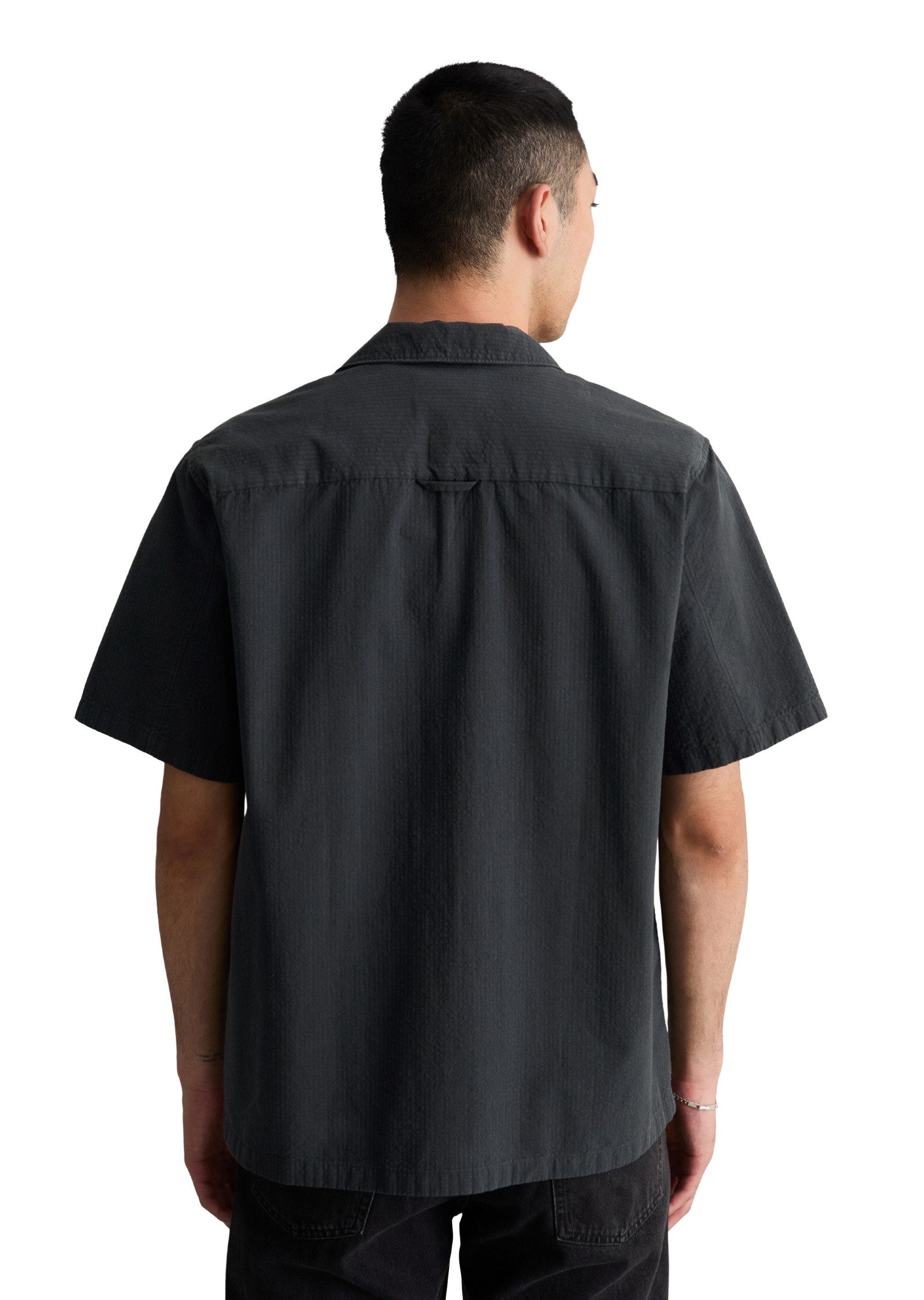 Marc O'Polo DENIM Kurzarmhemd aus reiner Bio-Baumwolle