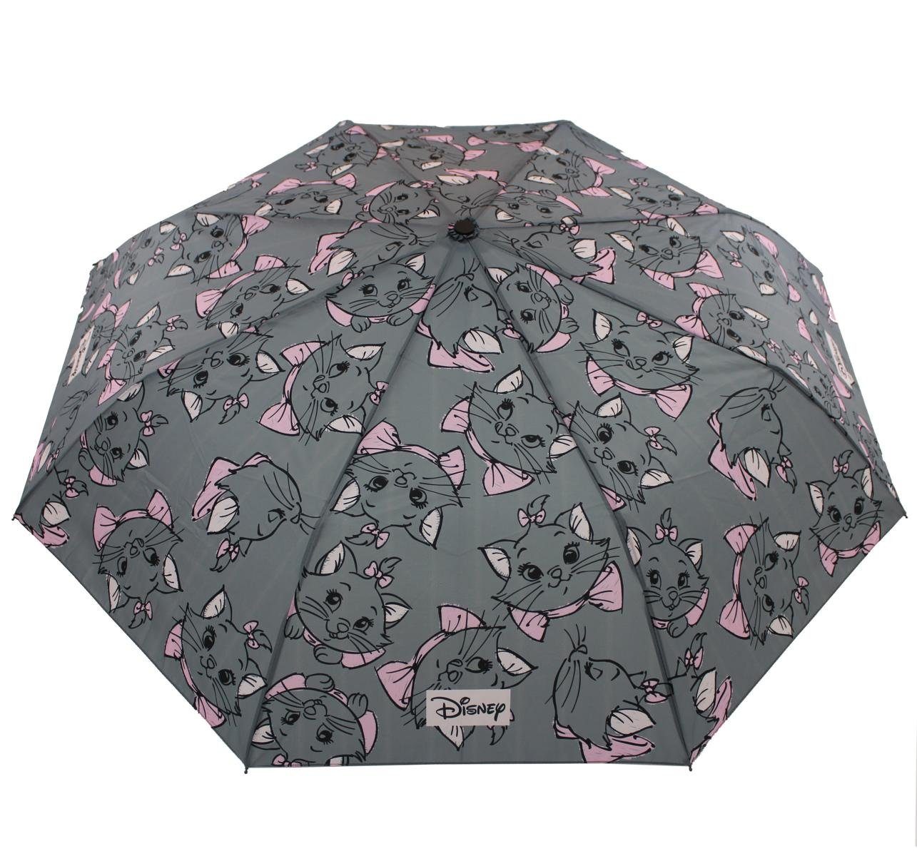 Disney Vadobag Taschenregenschirm Faltbarer Regenschirm The Aristocats Marie Grey Sky, Auf-Automatik