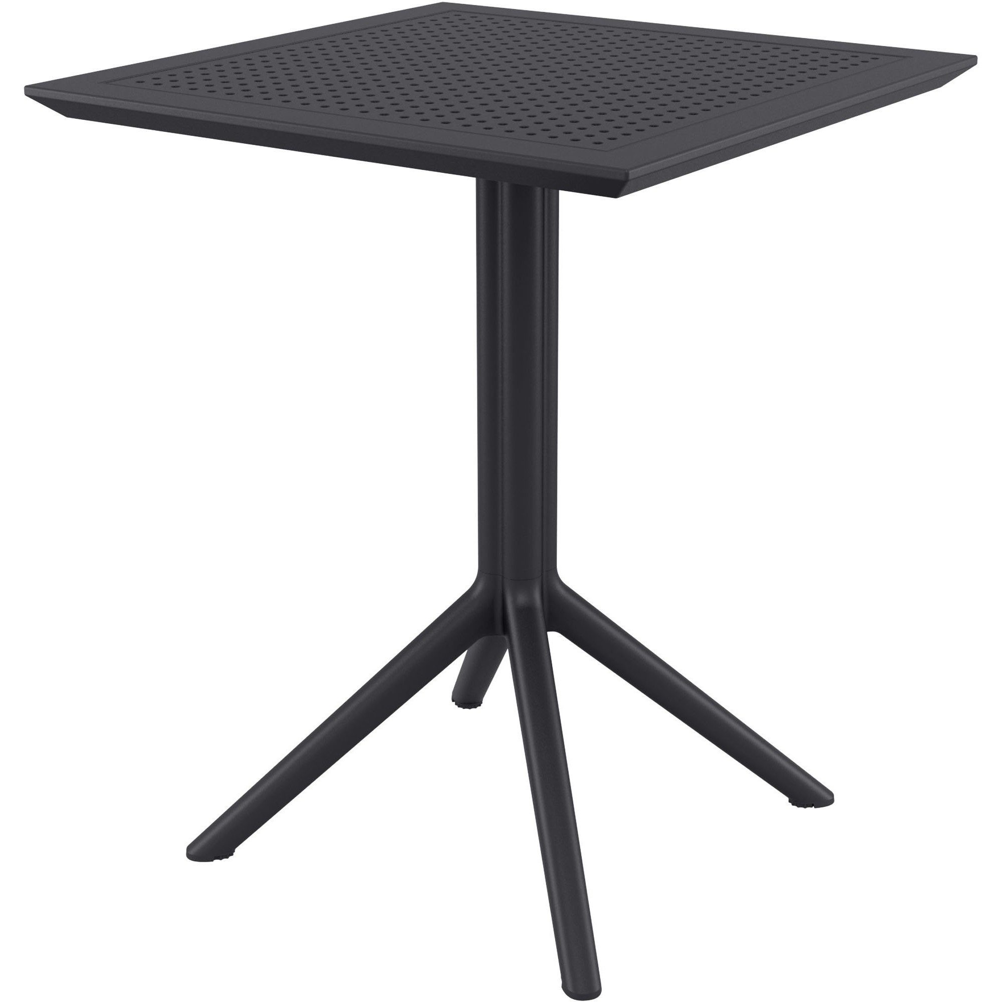 CLP Klapptisch Bistrotisch Balkontisch Gartentisch (Spar-Set, 1-St., 60 x 60 x 74 cm klappbar), klappbar, wetterfest, UV-beständig, leicht