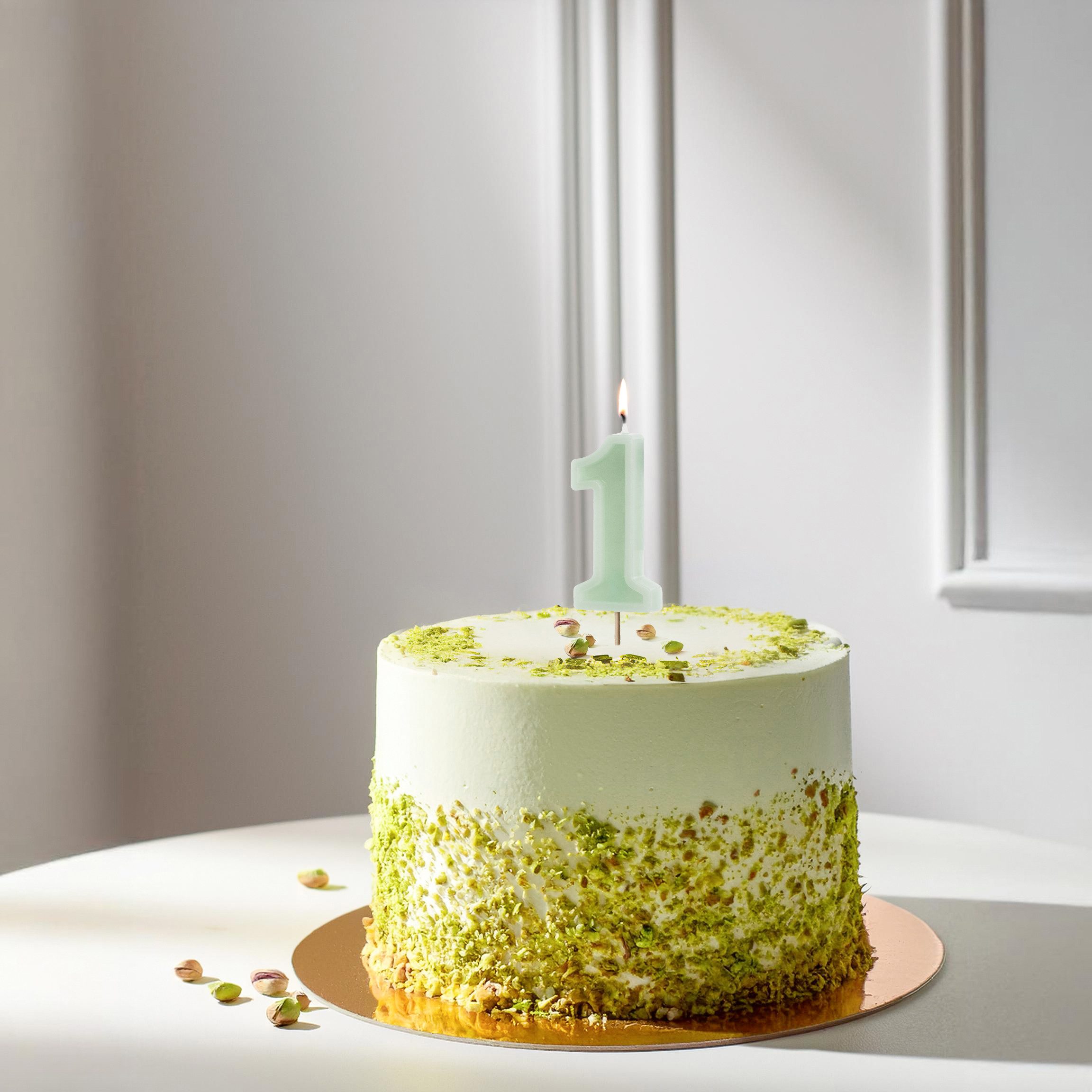partydeco Geburtstagskerze Kerzenzahl #1, 6 cm günstig online kaufen