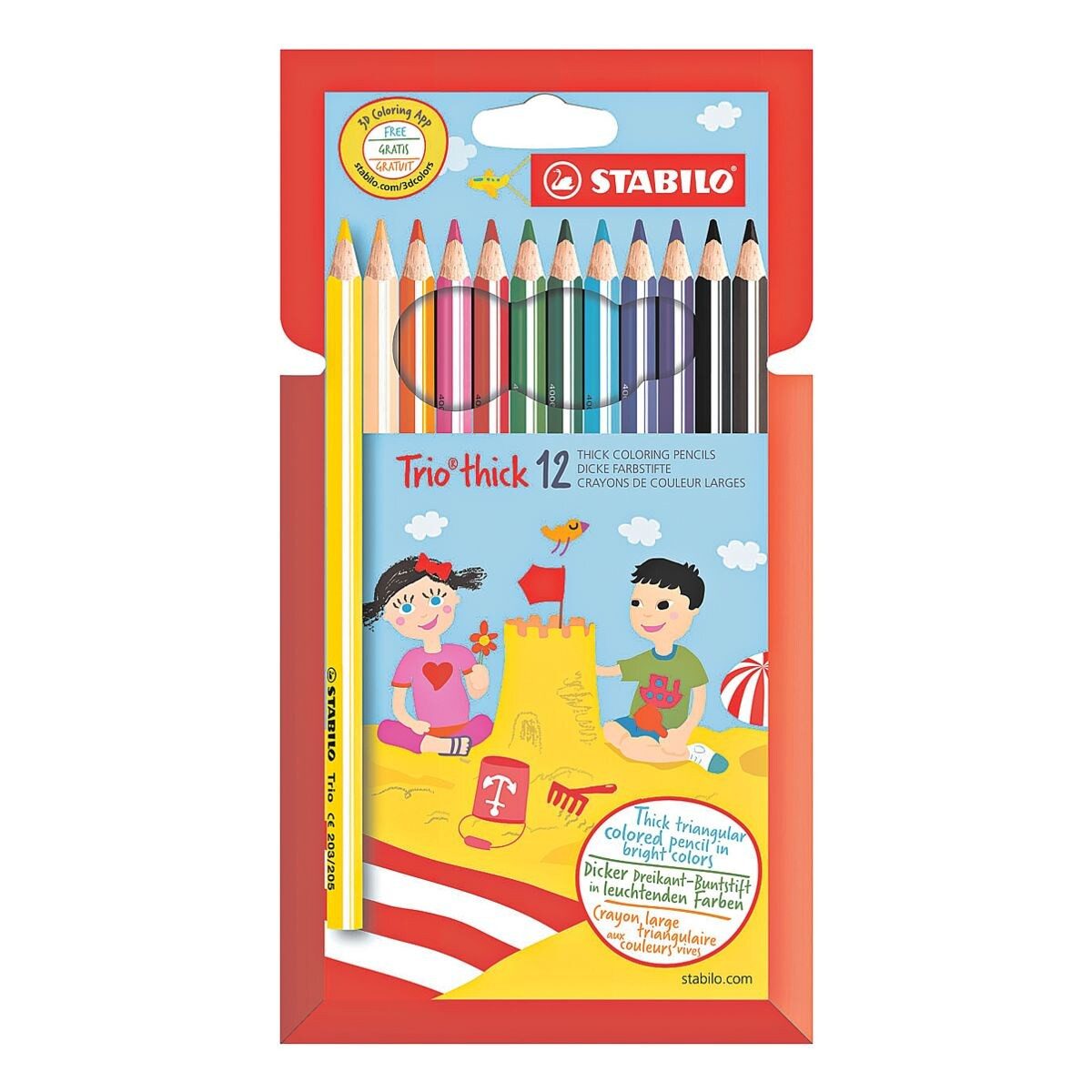 Buntstift Trio® thick