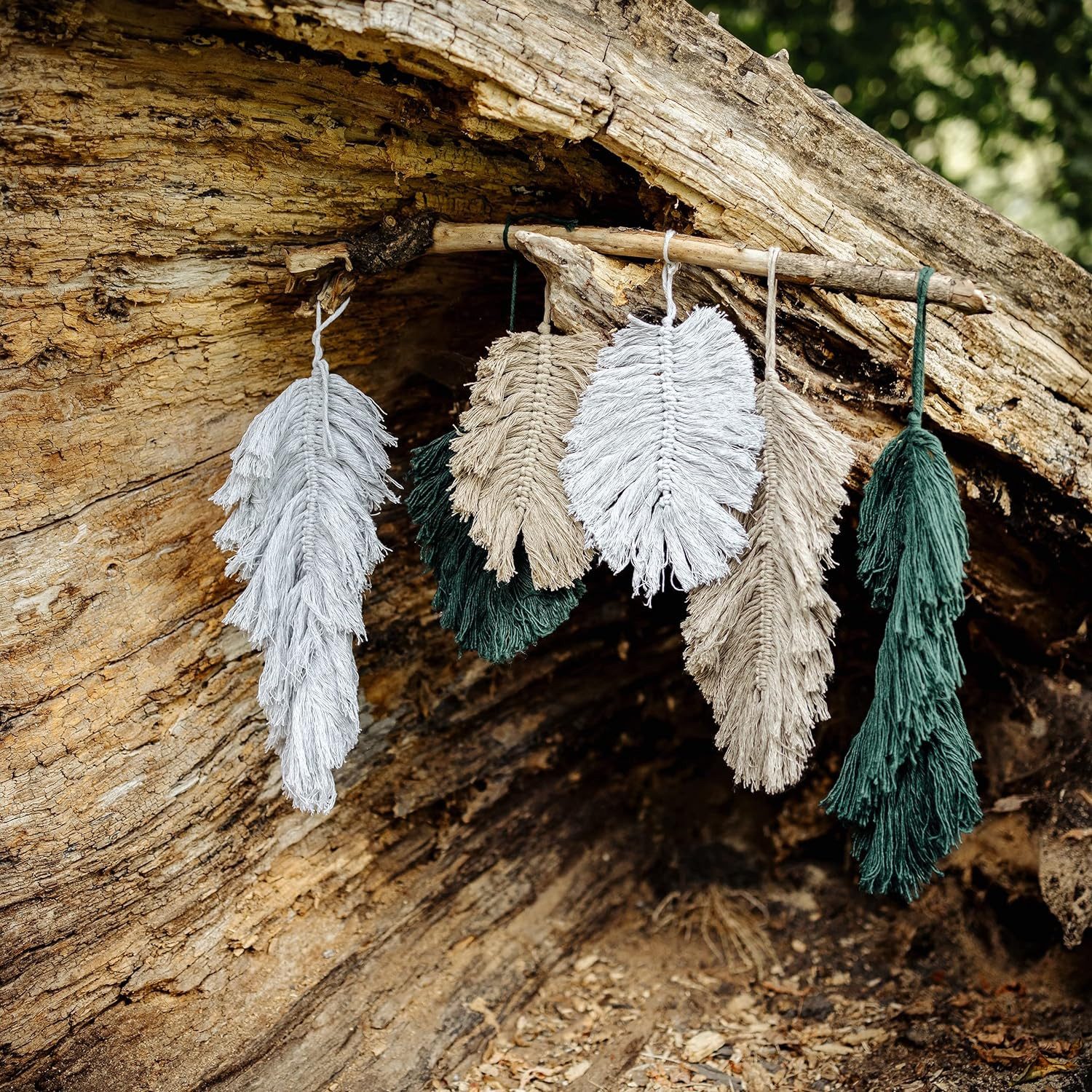 Creative Deco Makramee Garn 2-3 mm Baumwollgarn Baumwoll Kordel Nähgarn, 200,00 m, erhältlich in vielen Farben