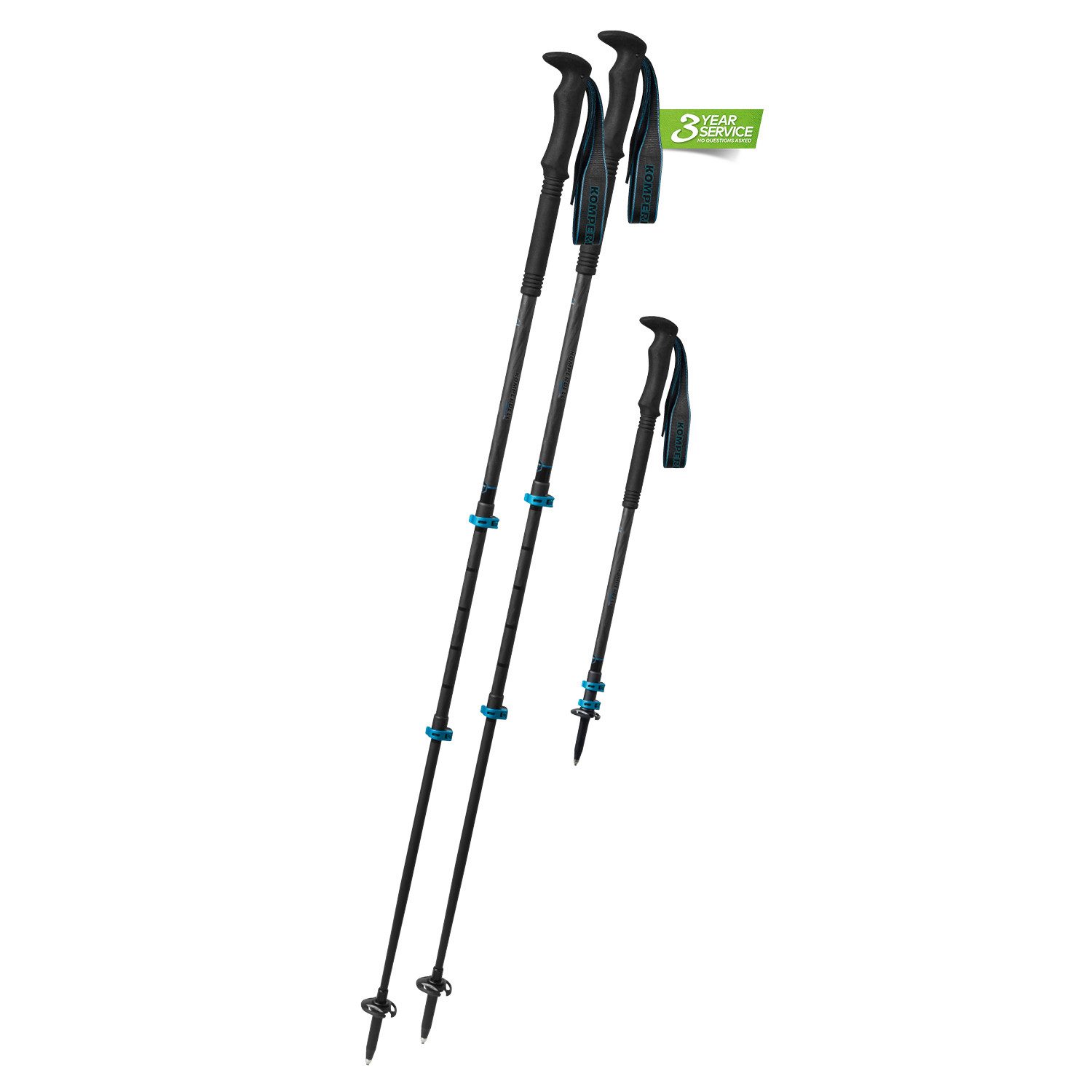 Komperdell Trekking-Stöcke Komperdell C3 Carbon Pro Power Lock Tourenstock Trekkingstock