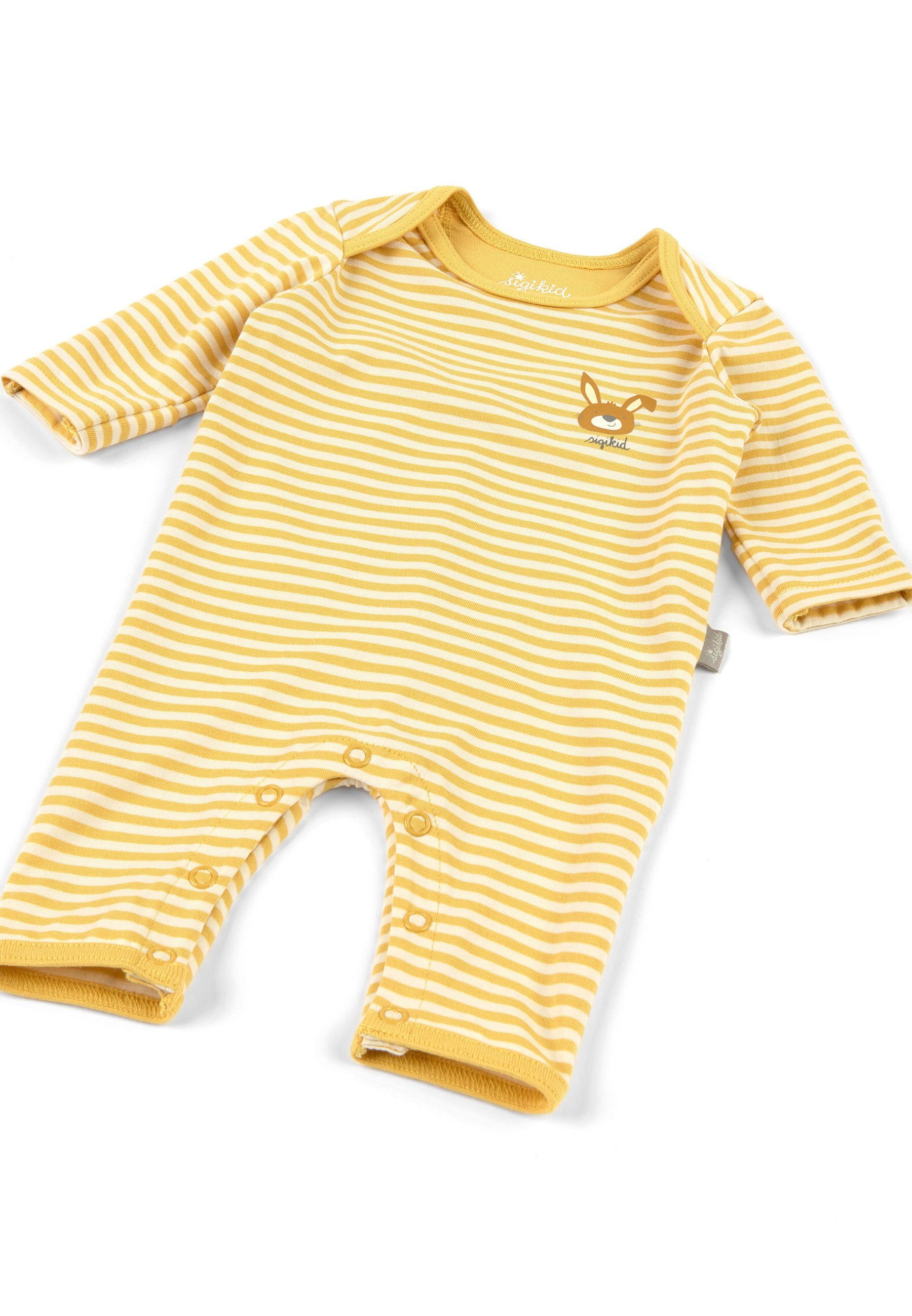 Sigikid (1-tlg) Overall gelb Baby Overall Einteiler