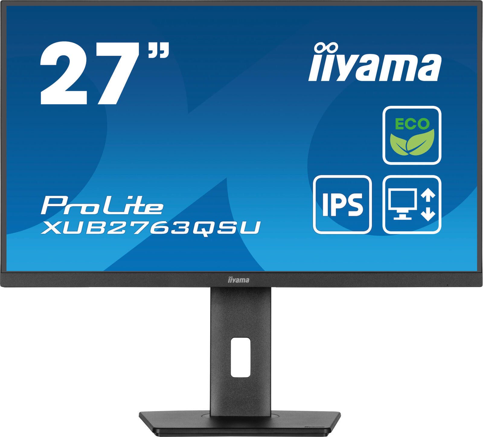 Iiyama iiyama ProLite XUB2763QSU-B1 TFT-Monitor (2560 x 1440, 2 ms Reaktionszeit, 100 Hz, IPS Panel)
