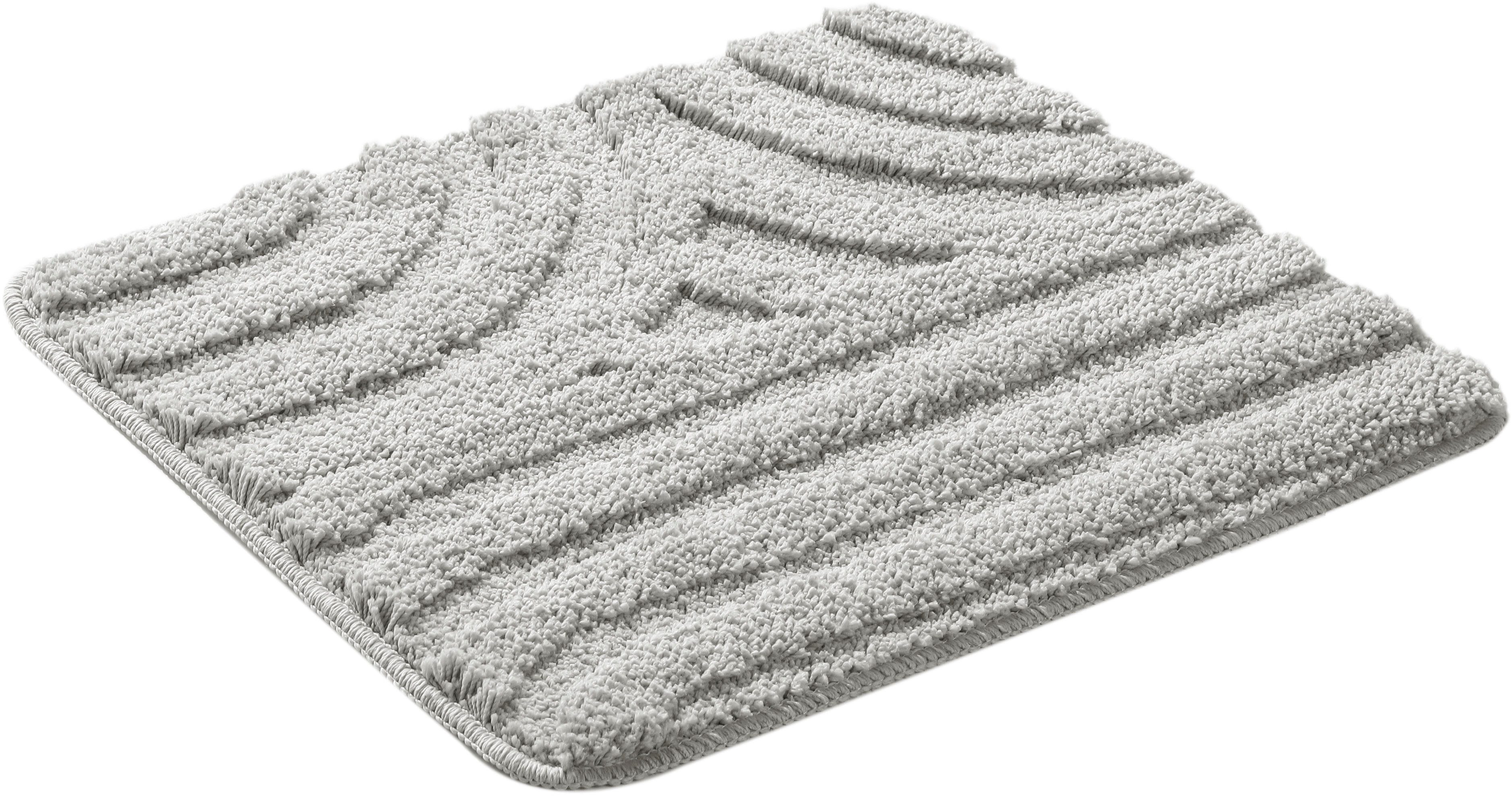 OTTO home Badematte Sanremo Scandi, Badvorleger, Badezimmer Teppich, Duschvorleger, Höhe 20 mm, rutschhemmend beschichtet, strapazierfähig, Polyester, rechtecki – Bild 3 von 5