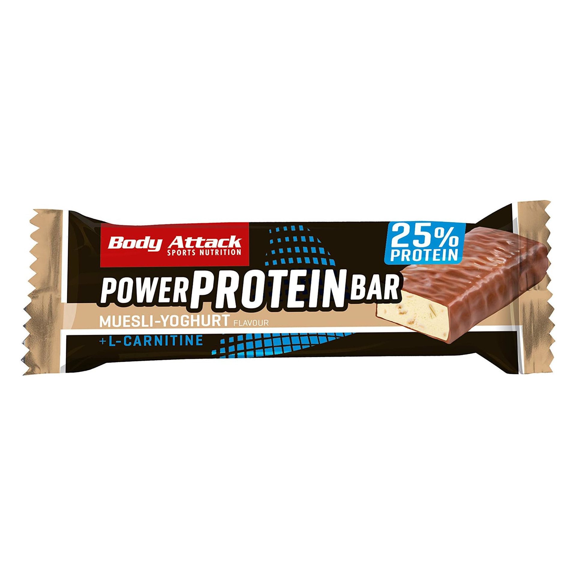 Body Attack Power Protein Bar 24x35g - Yogurt Müsli Riegel, 840 g, Riegel