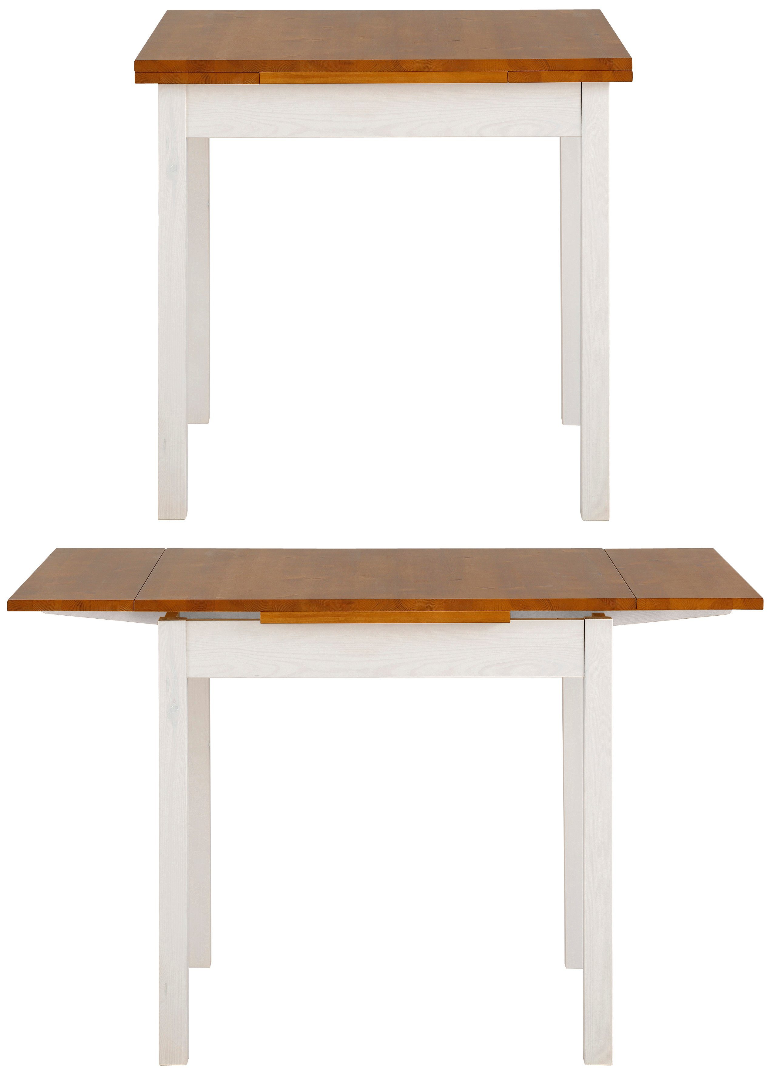 Home affaire Esstisch Maike (Esstisch, Küchentisch, OTTOs Choice), Home affaire, Breite 80cm, mit Auszugsfunktion