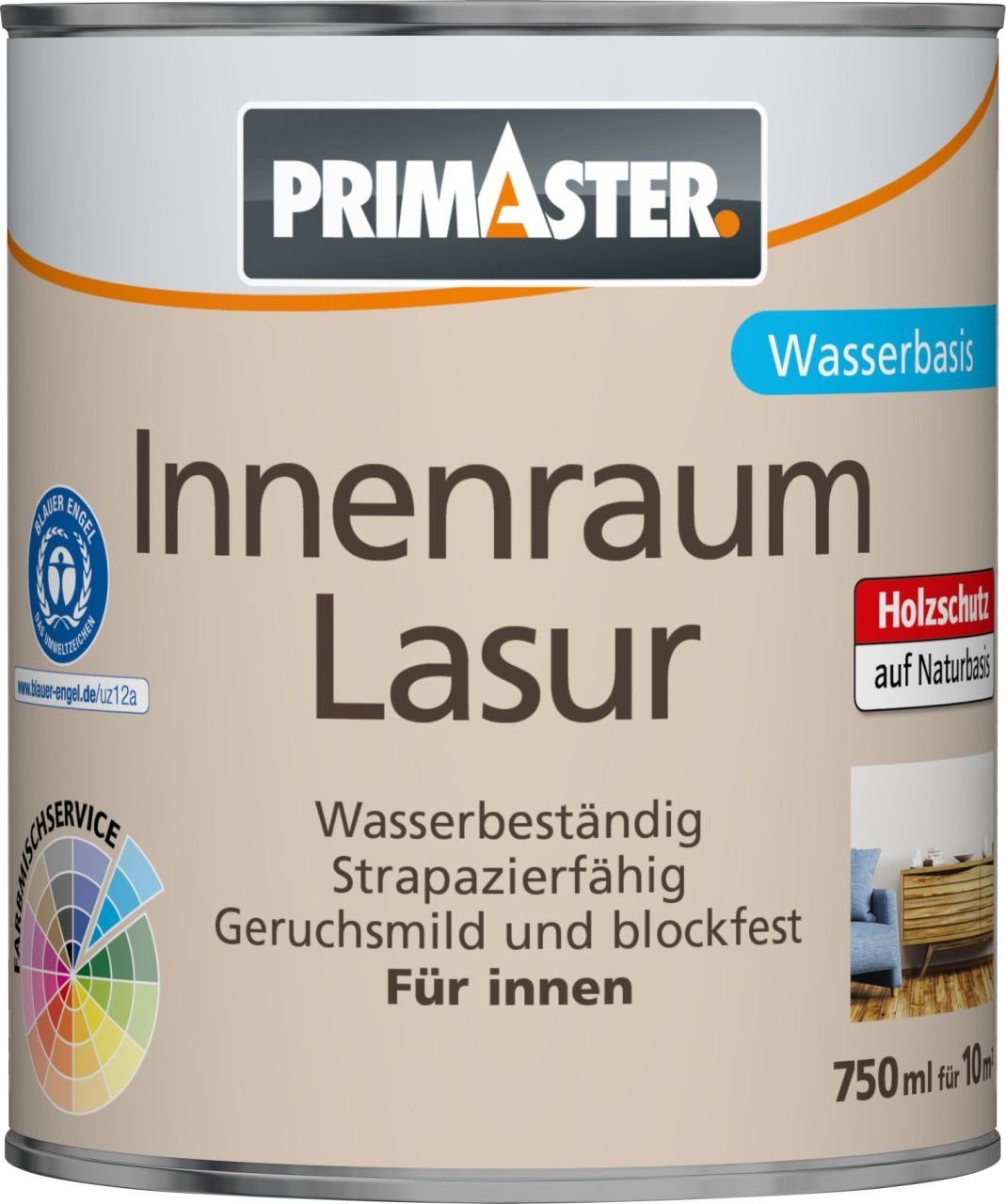 Lasur Primaster Innenraumlasur 750 Primaster ml farblos
