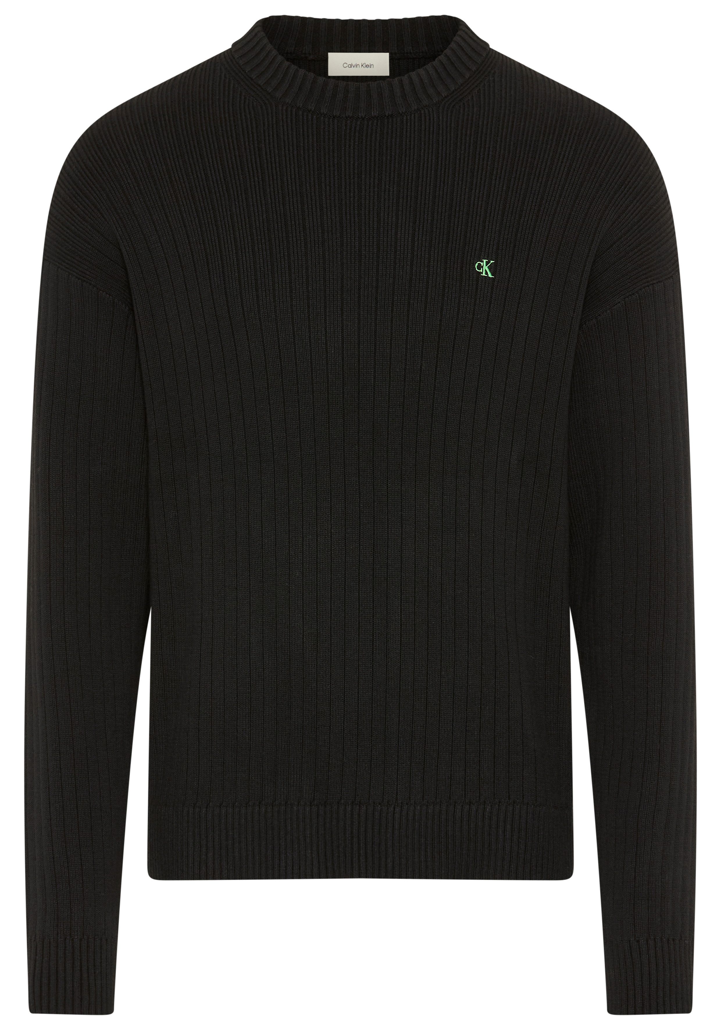 Calvin Klein Jeans Strickpullover Rundhalsausschnitt, Regular Fit günstig online kaufen
