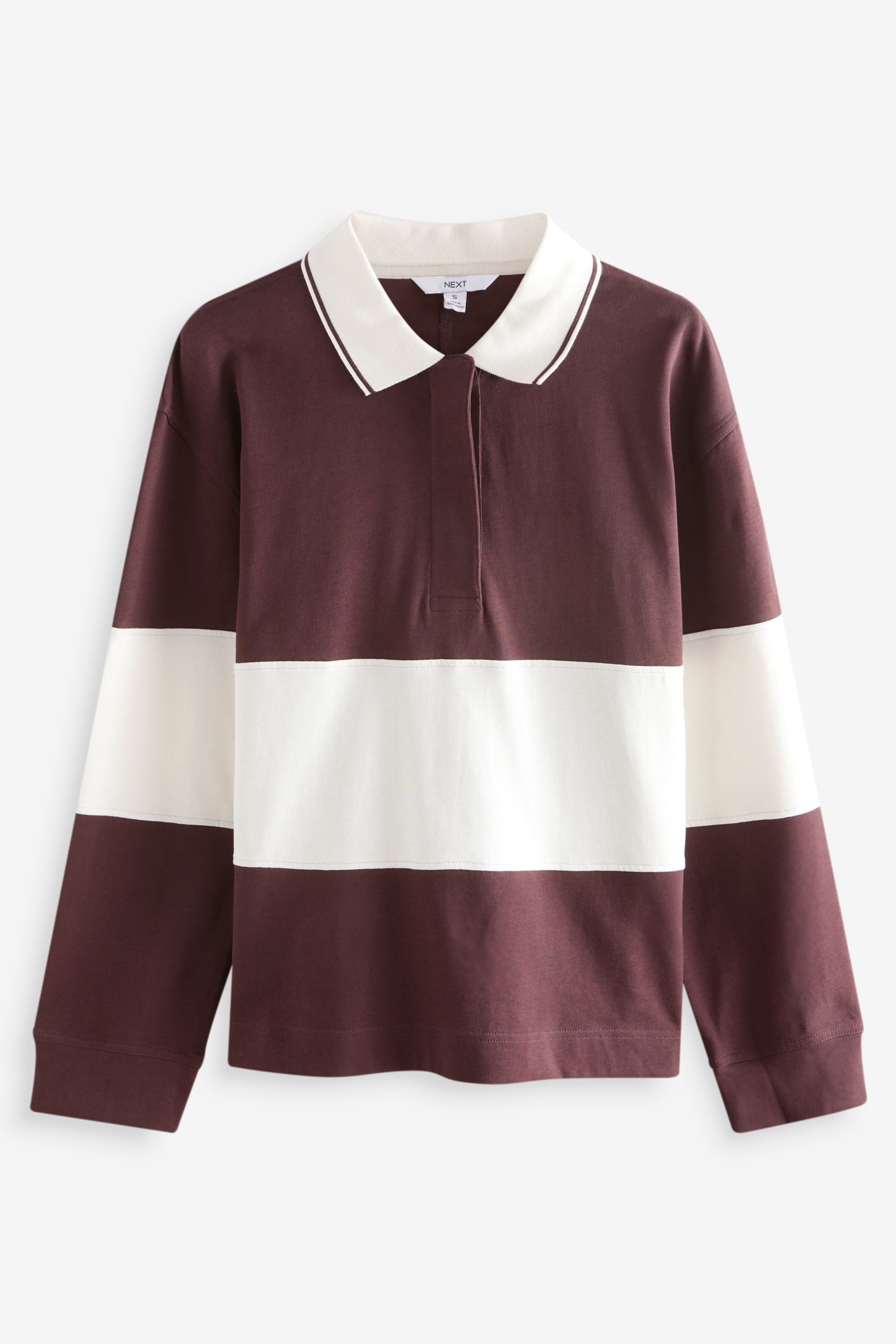 Next Rugbyshirt Rugby-Poloshirt mit Knöpfen aus günstig online kaufen