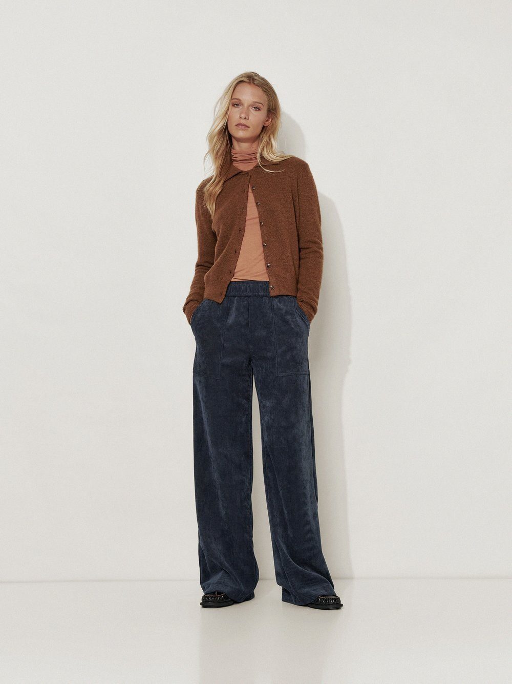 ROSNER Palazzohose Mara Worker (1-tlg) aus weichem Cord