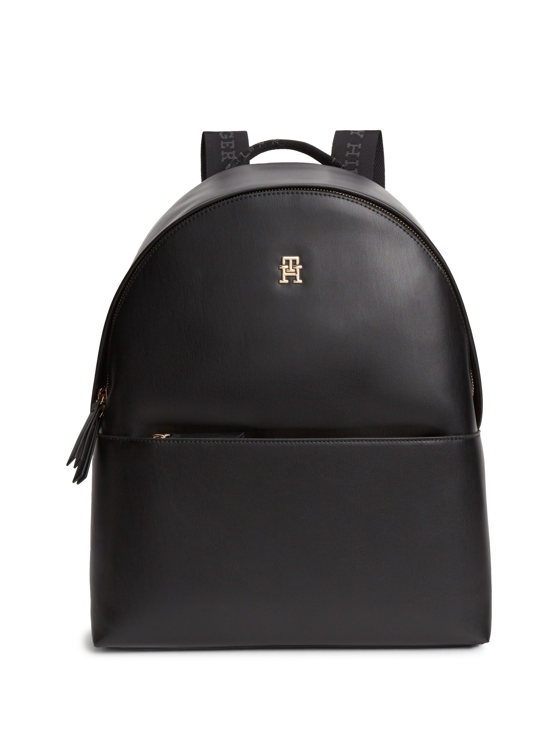 Tommy Hilfiger Cityrucksack IM LATAM LOGO BACKPACK, Damen Freizeitrucksack mit zusätzlichem Vordertaschenfach