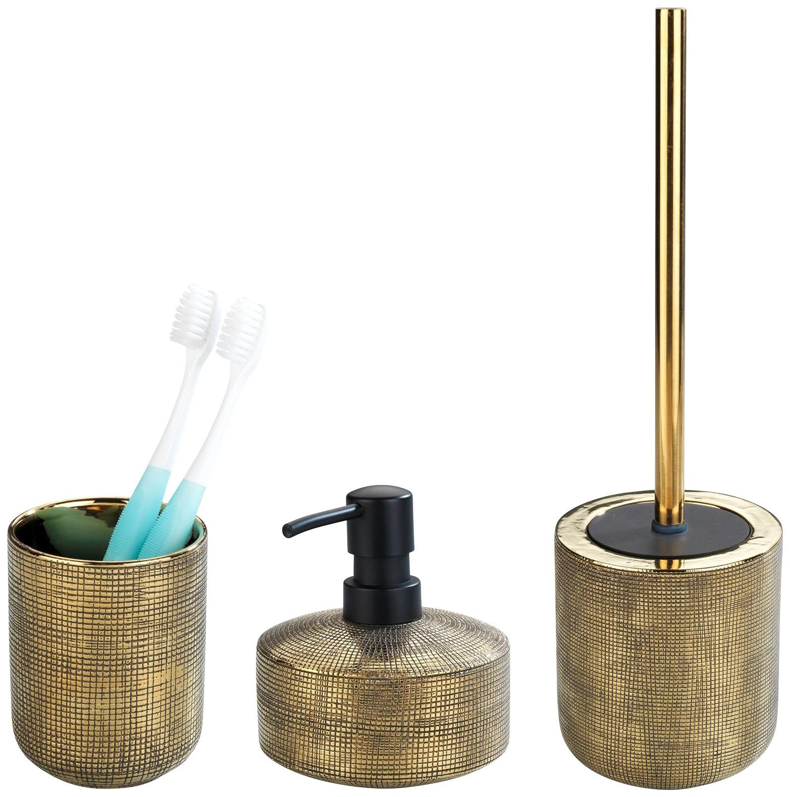 WENKO Badaccessoire-Set Rivara, Set, 3 tlg.