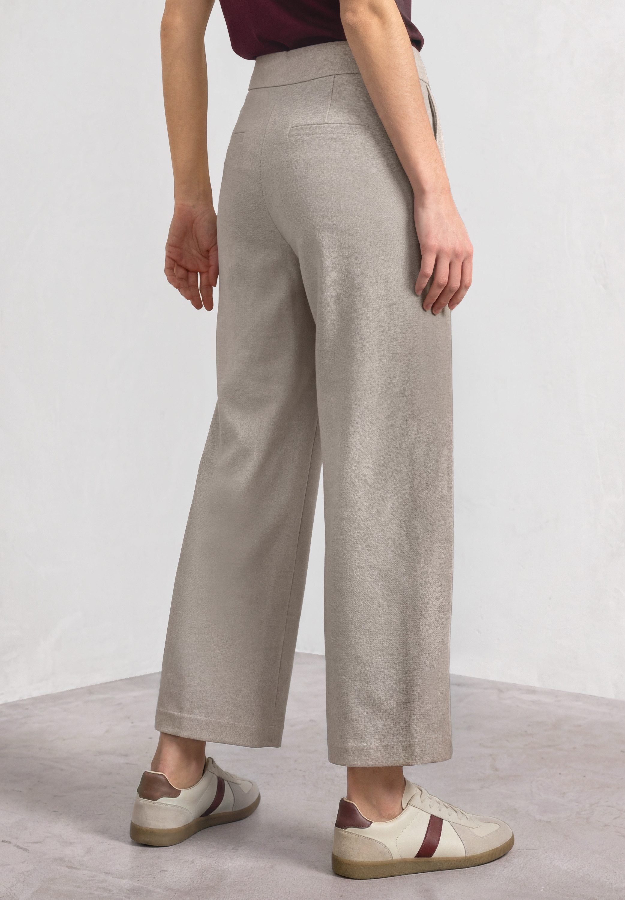 STREET ONE Stoffhose High Waist