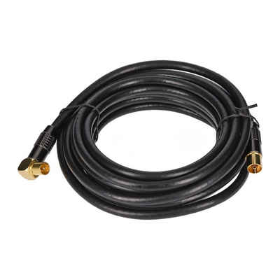 TP »Antennenkabel schwarz 90° gewinkelt 5m« SAT-Kabel