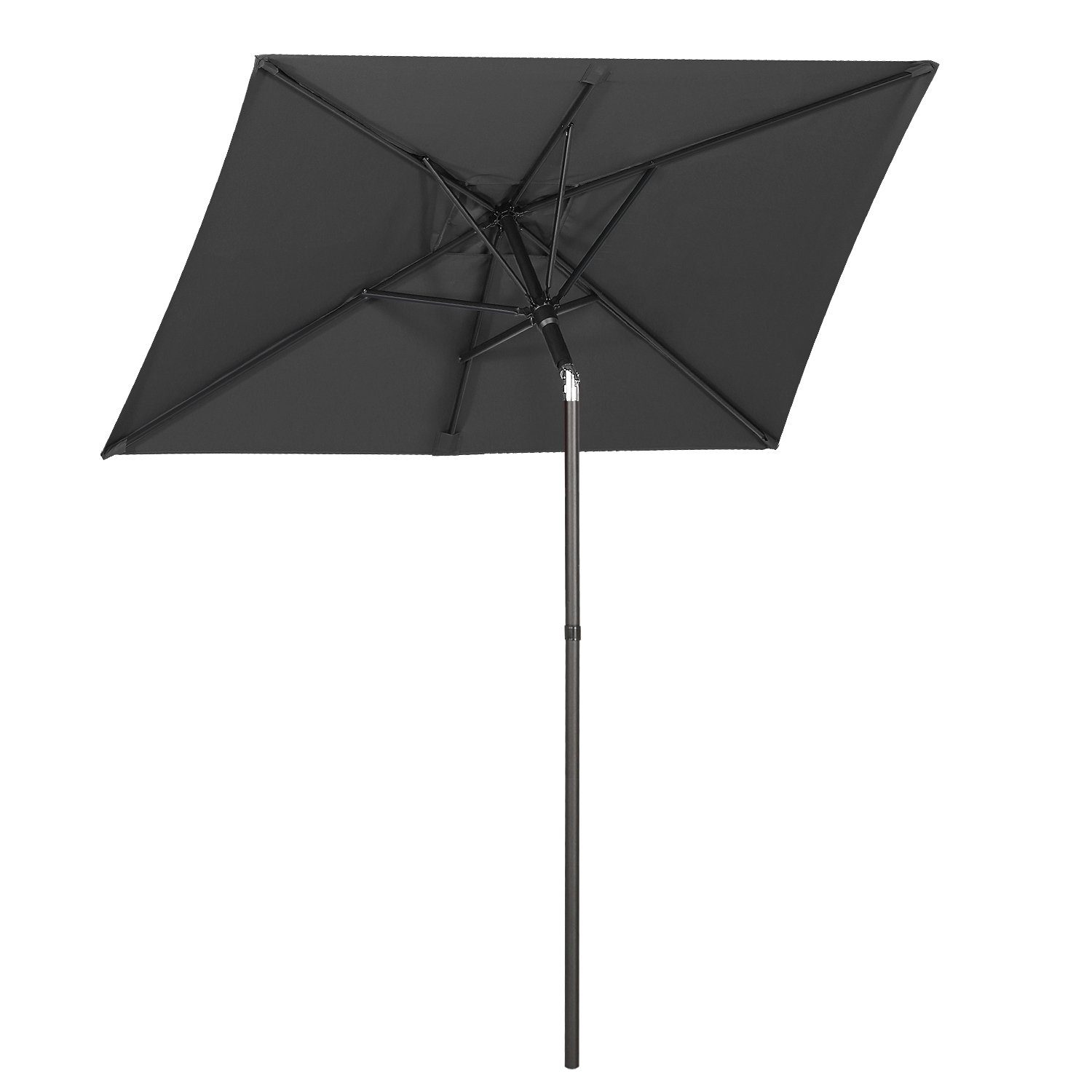Sekey Balkonschirm 180 x 130 cm Sonnenschirm Rechteckiger Terassenschirm, UPF 50+, LxB: 180,00x130,00 cm, Kippbar, Lüftungsschlitz, rechteckig