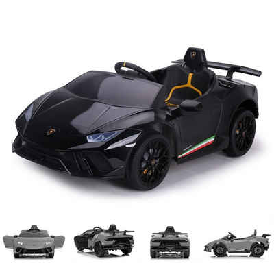 Chipolino Elektro-Kinderauto Kinder Elektroauto Lamborghini Huracan, Belastbarkeit 30 kg, Fernbedienung, Musikfunktion