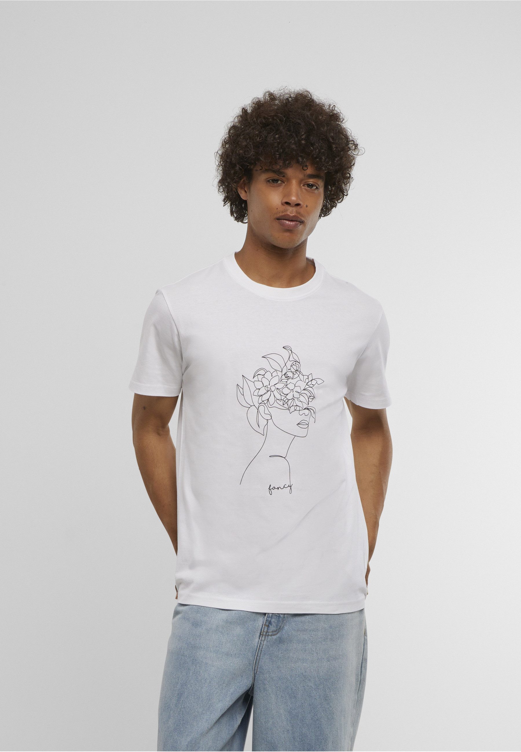MisterTee Kurzarmshirt MisterTee Damen Ladies One Line Fruit Tee (1-tlg)