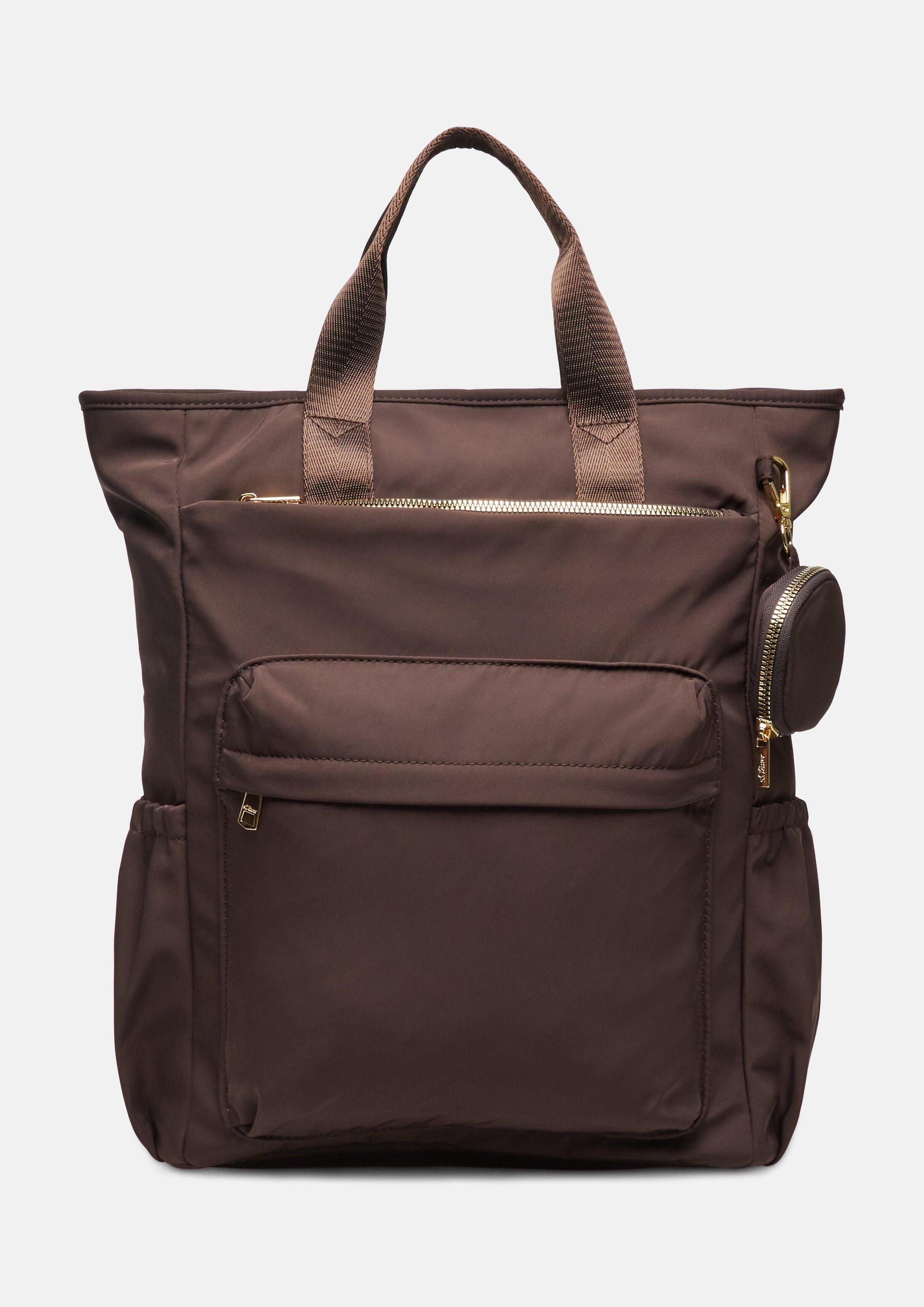 s.Oliver Rucksack Tasche, Rucksack mit gepolstertem Laptop-Fach und Reißverschluss