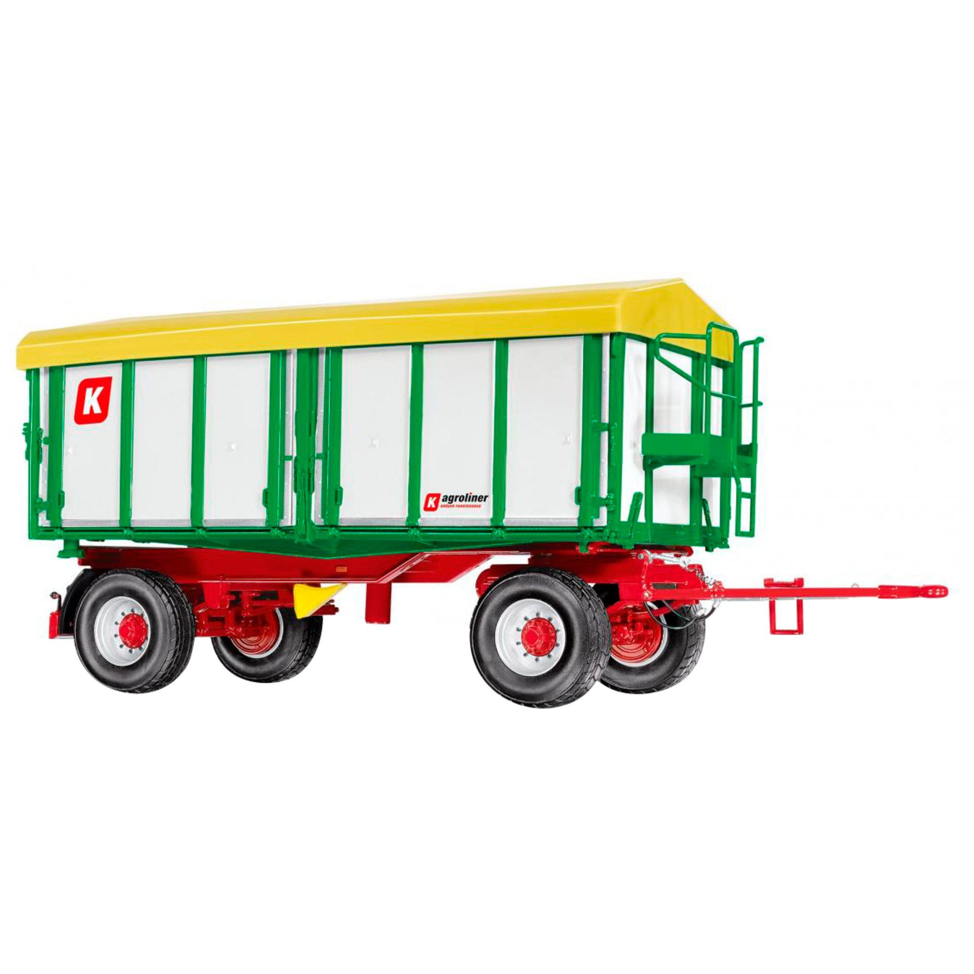 Wiking Spielzeug-LKW Wiking Kröger Zweiachs-Dreiseiten-Kippanhänger HKD
