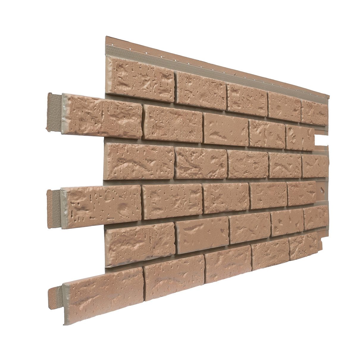 NOVIK Verkleidungspaneel NovikBrick HL Platte 122x47cm 9St. 4,65qm Klinkeroptik braun, BxL: 47,00x121,92 cm, 0,52 qm, (Karton mit 9 Platten, 4,27 qm) Wandverkleidung mit 3-D-Effekt, problemlose Montage, Natursteinoptik