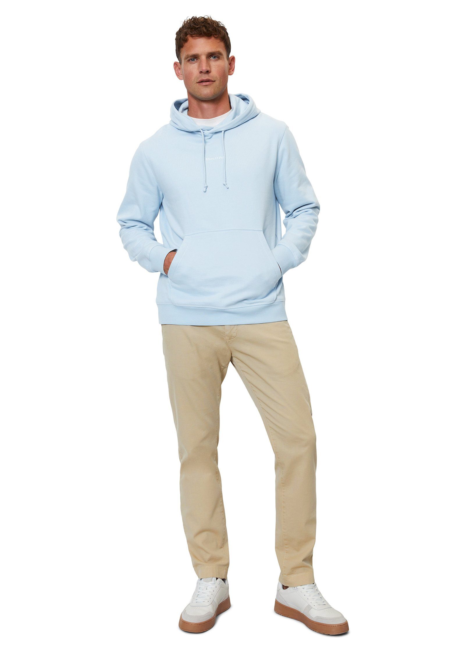 blau aus Sweatshirt reiner Bio-Baumwolle O'Polo Marc