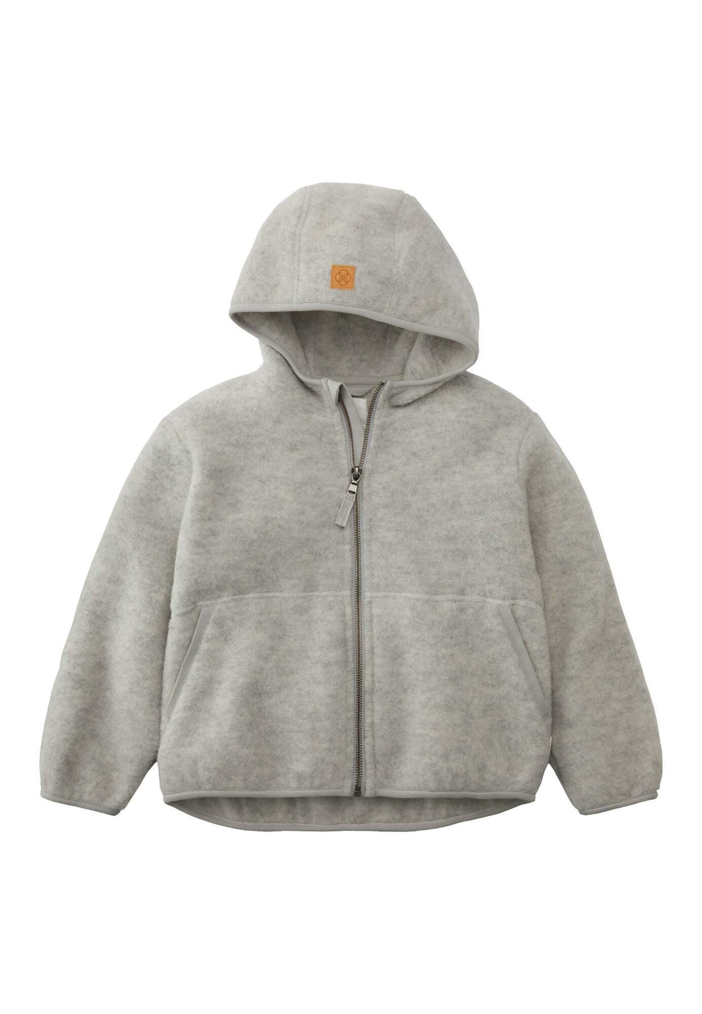 Hessnatur Fleecejacke aus reiner Bio-Merinowolle (1-St)