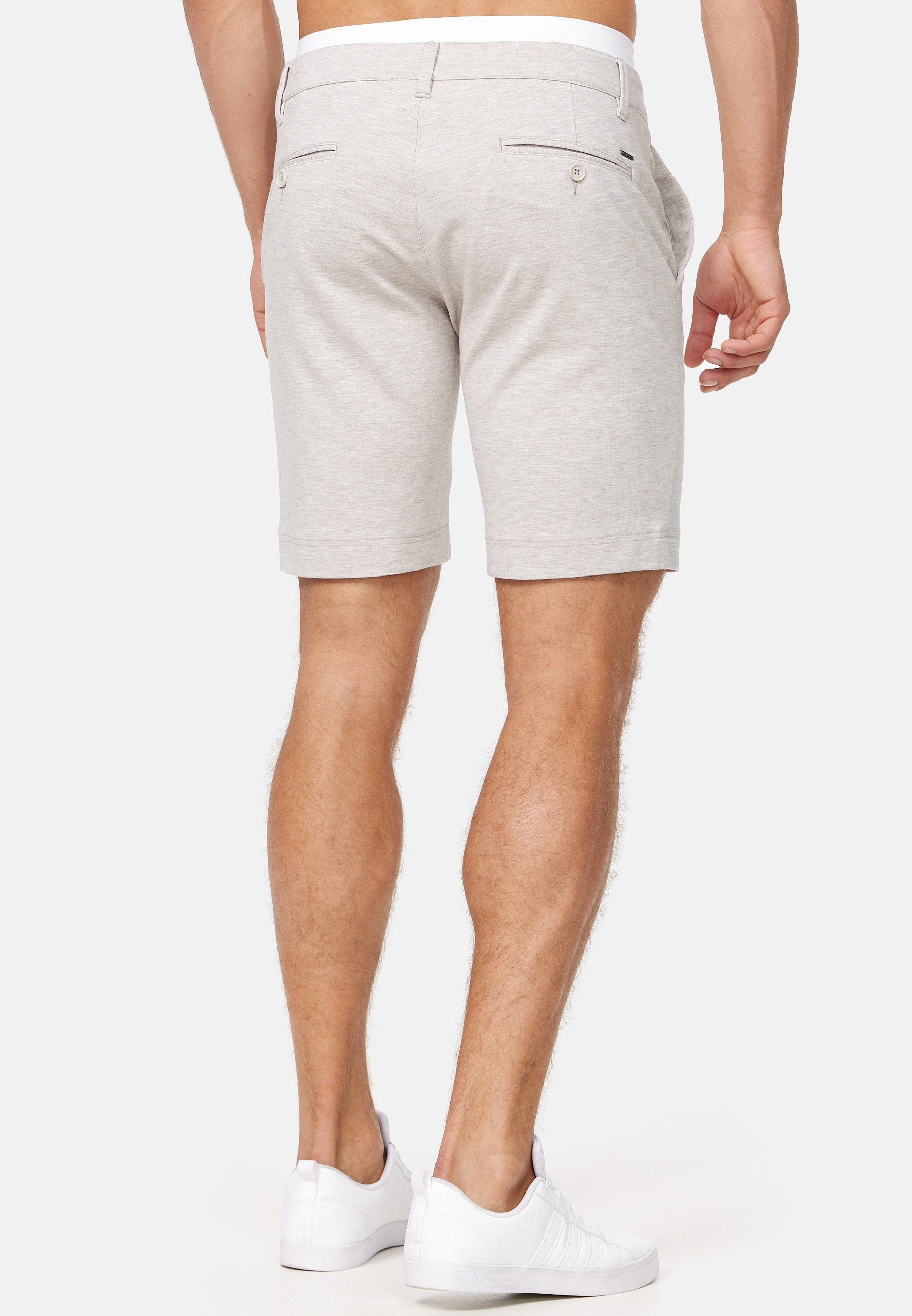 Indicode Chinoshorts Herren Aalborg Chino Shorts Herrenshorts aus Viscose-Strecht