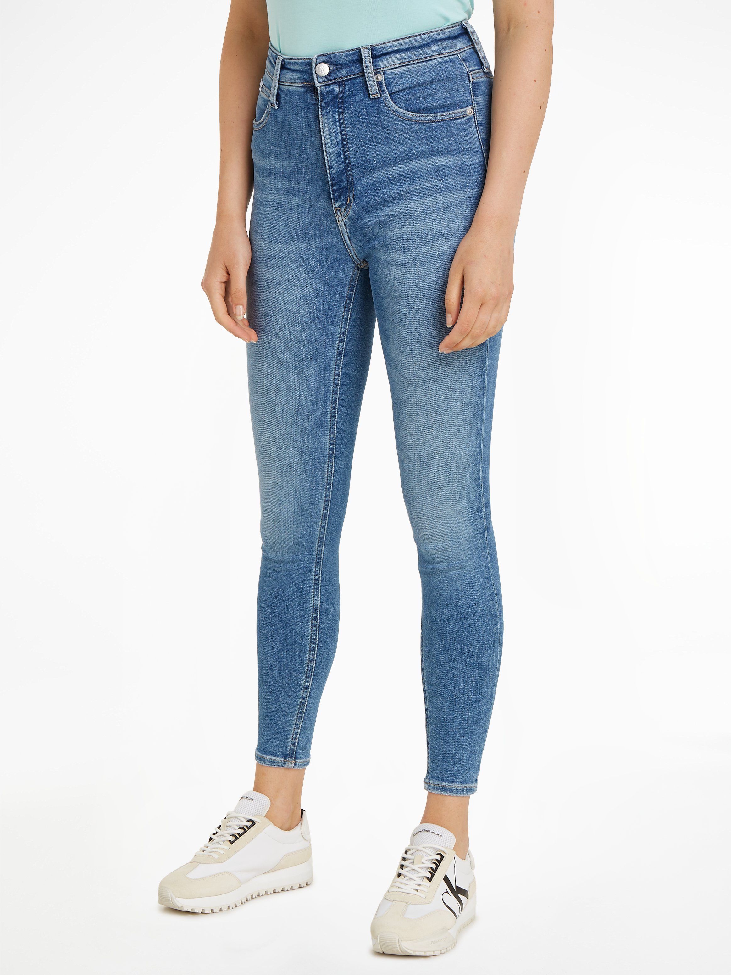 Calvin Klein Джинсы Skinny-fit-Jeans HIGH RISE SUPER SKINNY ANKLE in klassischer 5-Pocket-Form