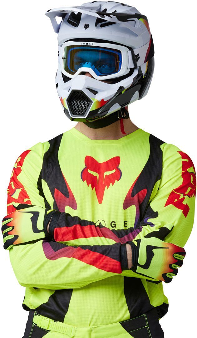 Motocross Yellow Kozmik Funktionsshirt Fox 180 Jersey