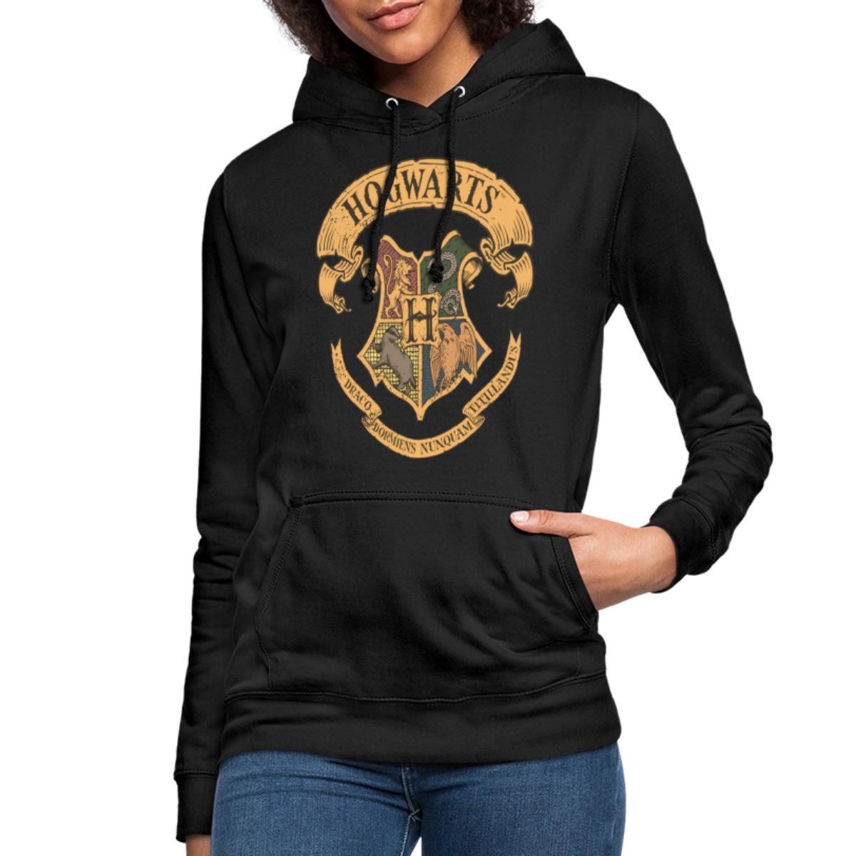 Spreadshirt Hoodie Harry Potter Hogwarts Wappen günstig online kaufen