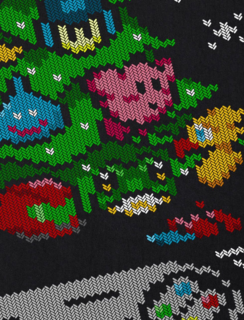 style3 T-Shirt 16-Bit Ugly Sweater x-mas pulli weihnachtsbaum nintendo swit günstig online kaufen