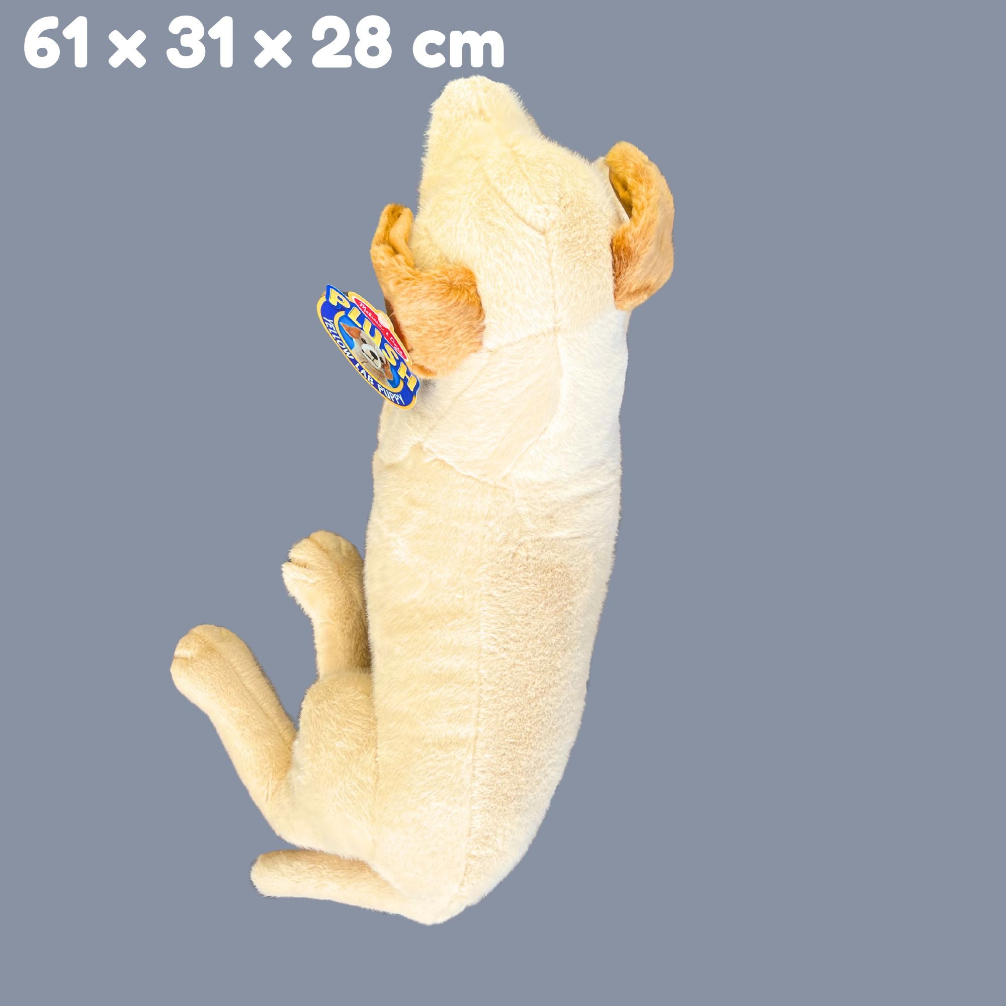 Melissa & Doug Kuscheltier Hund Labrador (Gross, 1-St., Plüschtier), waschbar