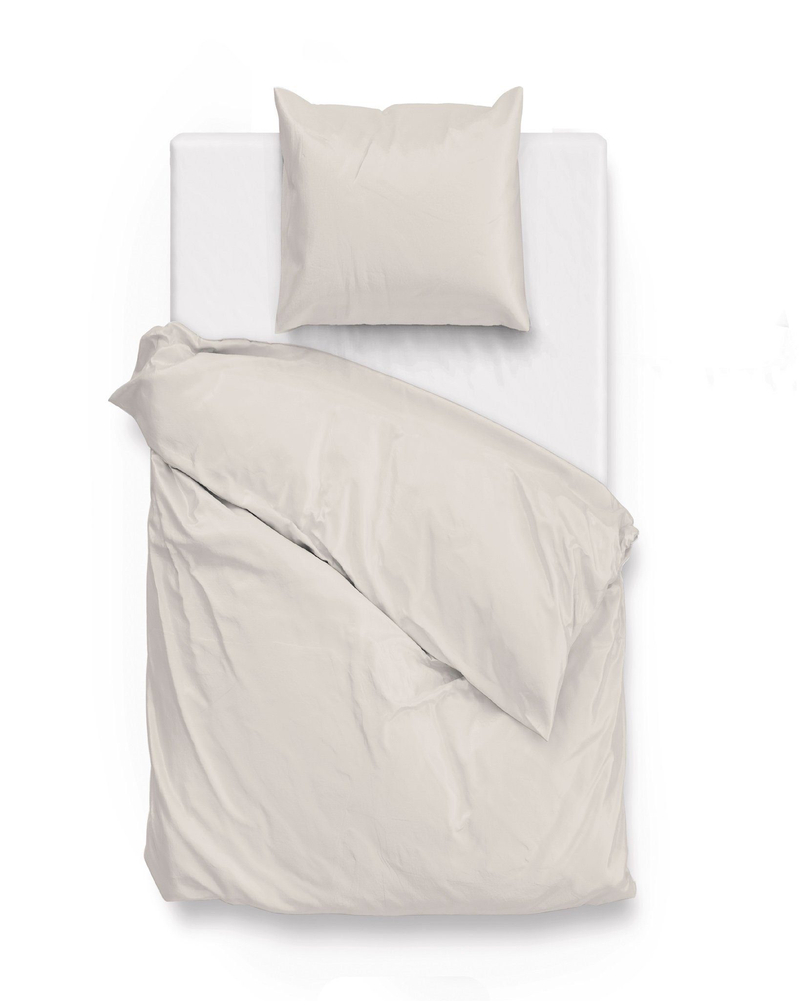 ZO HOME Bettwäsche Zo! Home Mako-Satin Bettwäsche 135x200 cm Satinado uni O günstig online kaufen