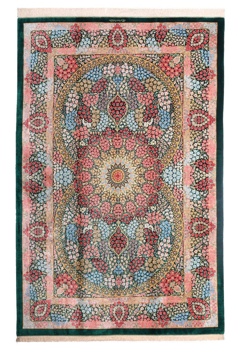 Carpet Avenue Teppich Ghom Seidenkette 298x197, Läufer, Höhe: 3 mm