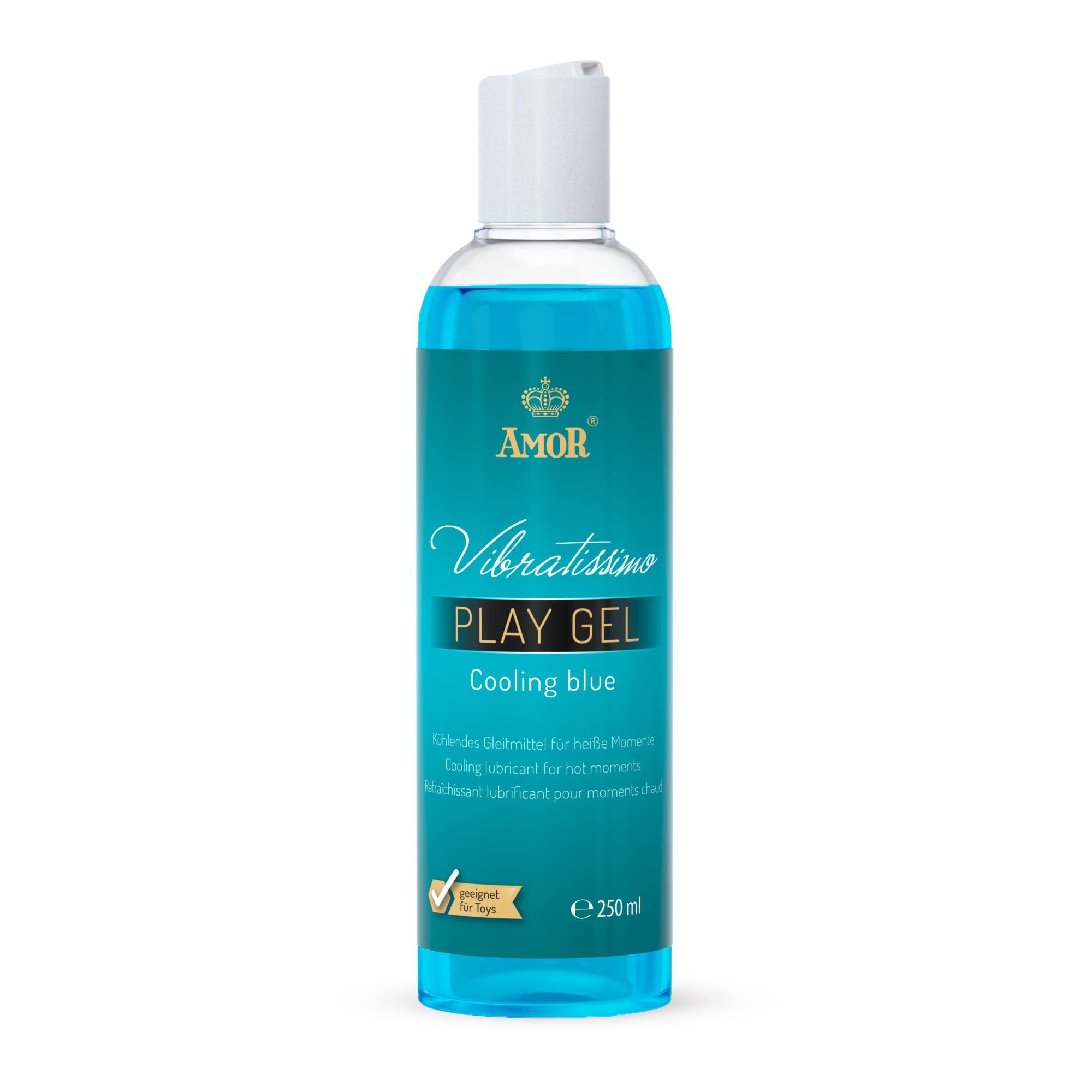 Vibratissimo Gleitgel Vibratissimo Play Gel Cooling Blue, Packung, 1-tlg.