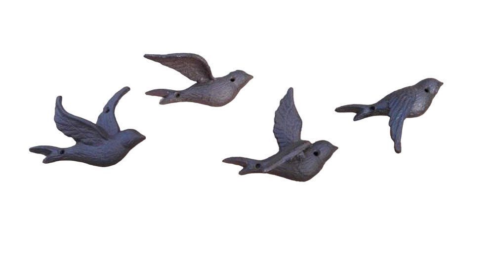 Deko-Impression Wanddekoobjekt Wunderschöne Wanddeko Wandobjekt 4 Schwalben günstig online kaufen