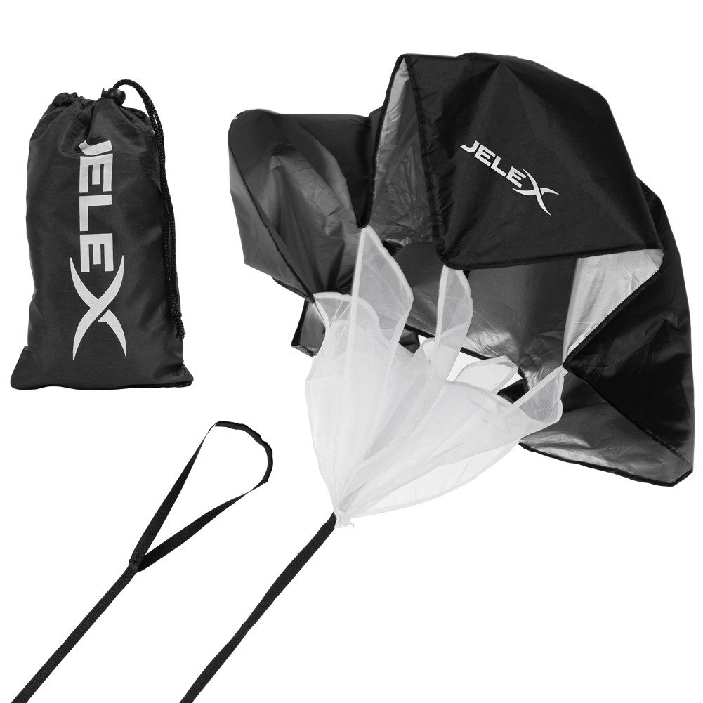 JELEX Trainingshilfe JELEX Speedi Sprint Trainings Fallschirm, ideal für Geschwindigkeits- und Krafttraining