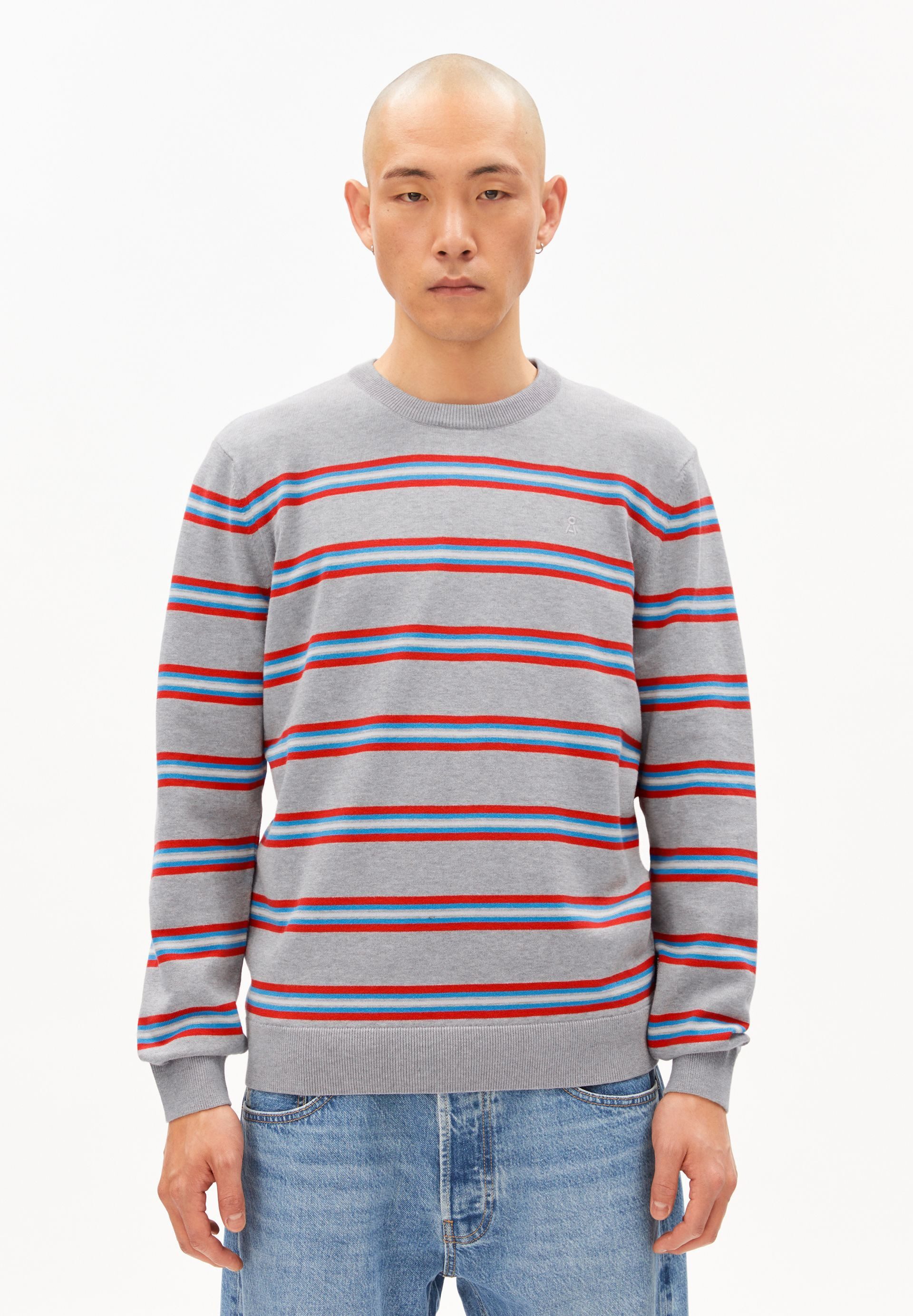 Armedangels Strickpullover LOUKAA FINE STRIPE Pullover aus Bio-Baumwolle Re günstig online kaufen