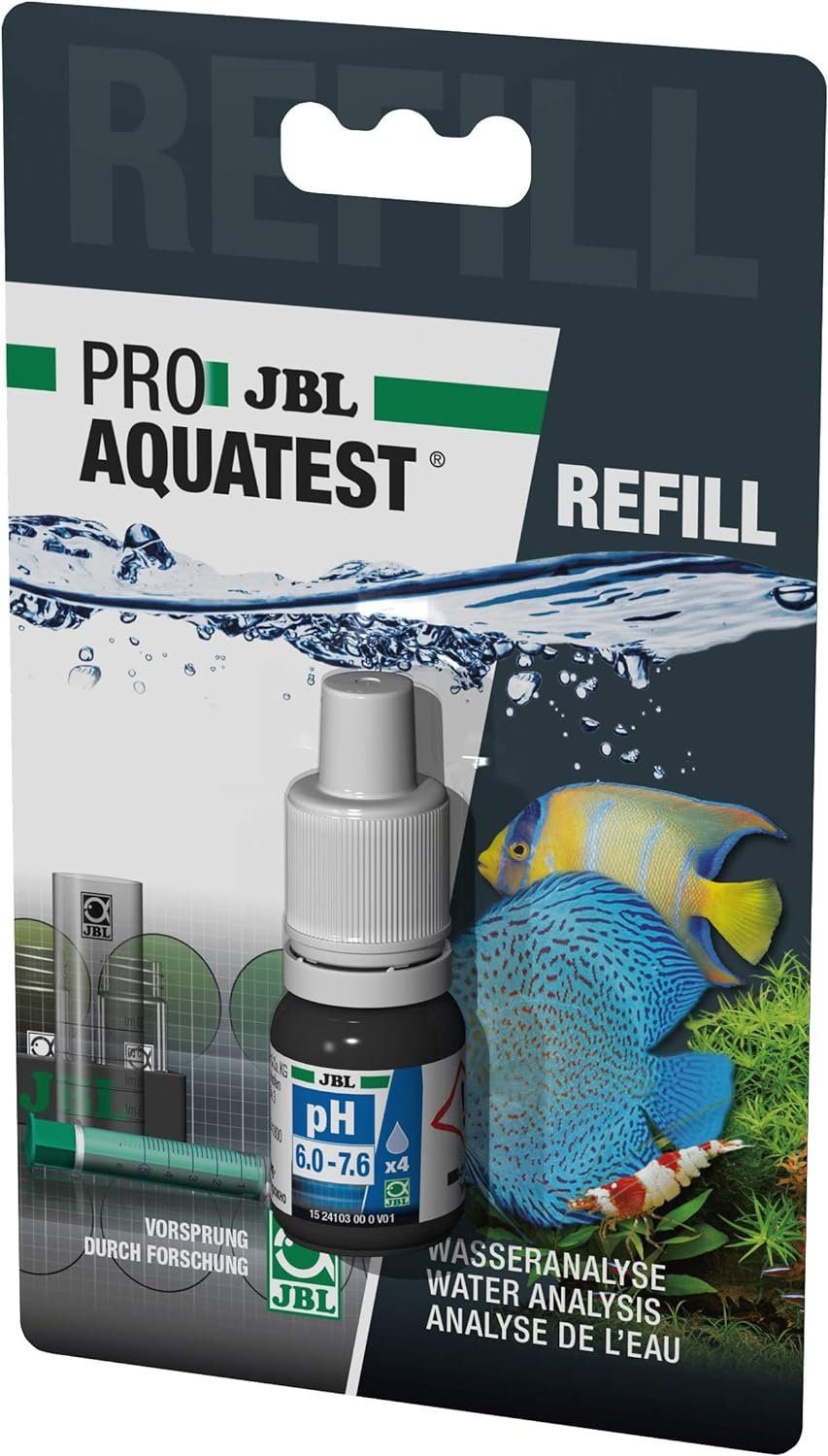 Aquarium-Wassertest JBL PROAQUATEST pH 6.0 -7,6 Nachfüllflasche für JBLTestkoffer